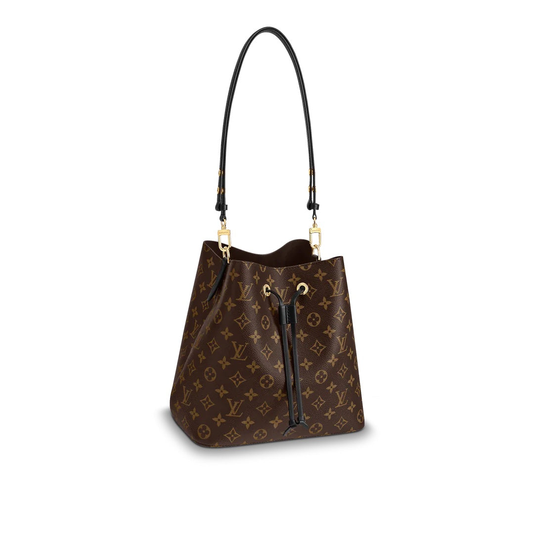 LOUIS VUITTON MONOGRAM NÃONOÃ MM BAG BLACK