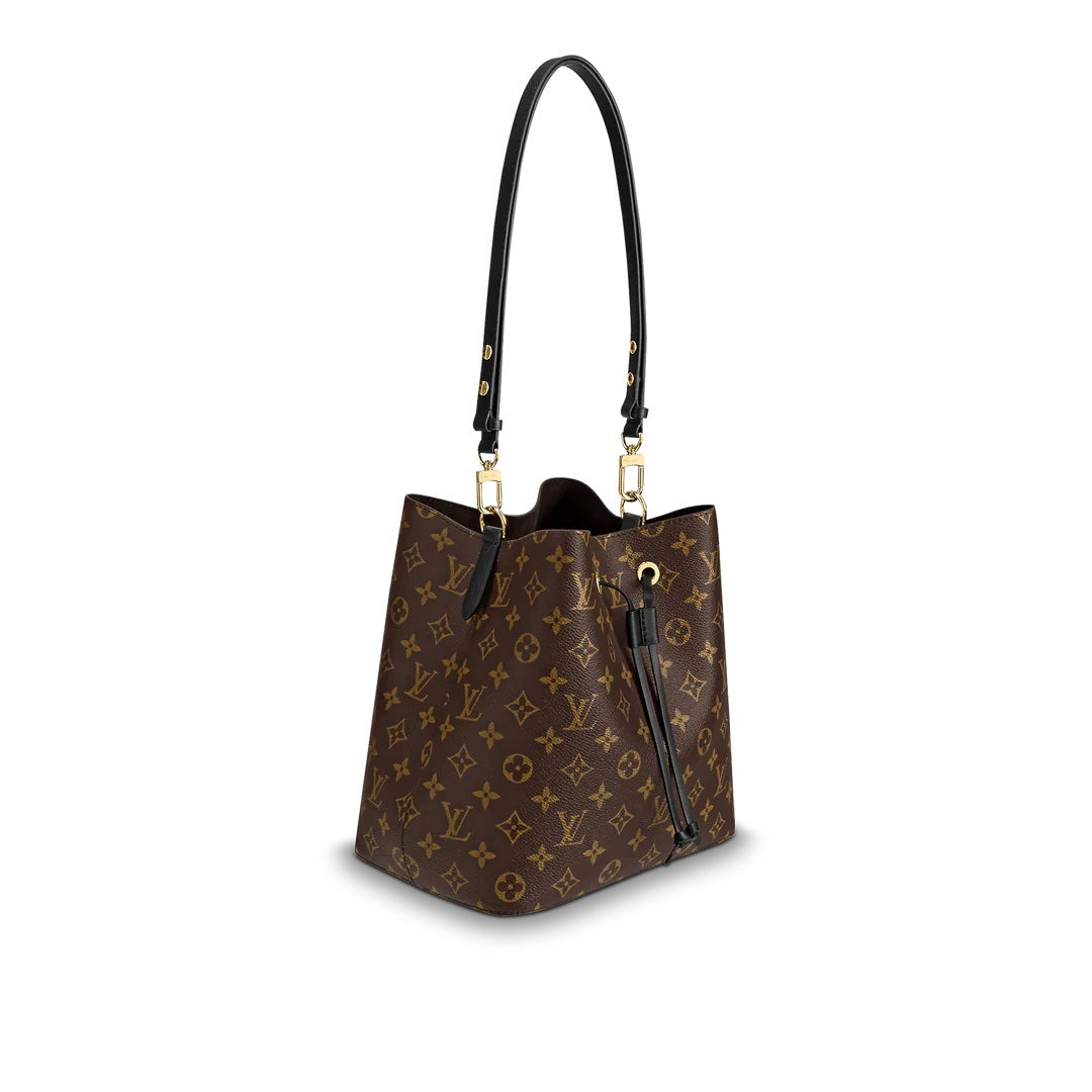 LOUIS VUITTON MONOGRAM NÃONOÃ MM BAG BLACK