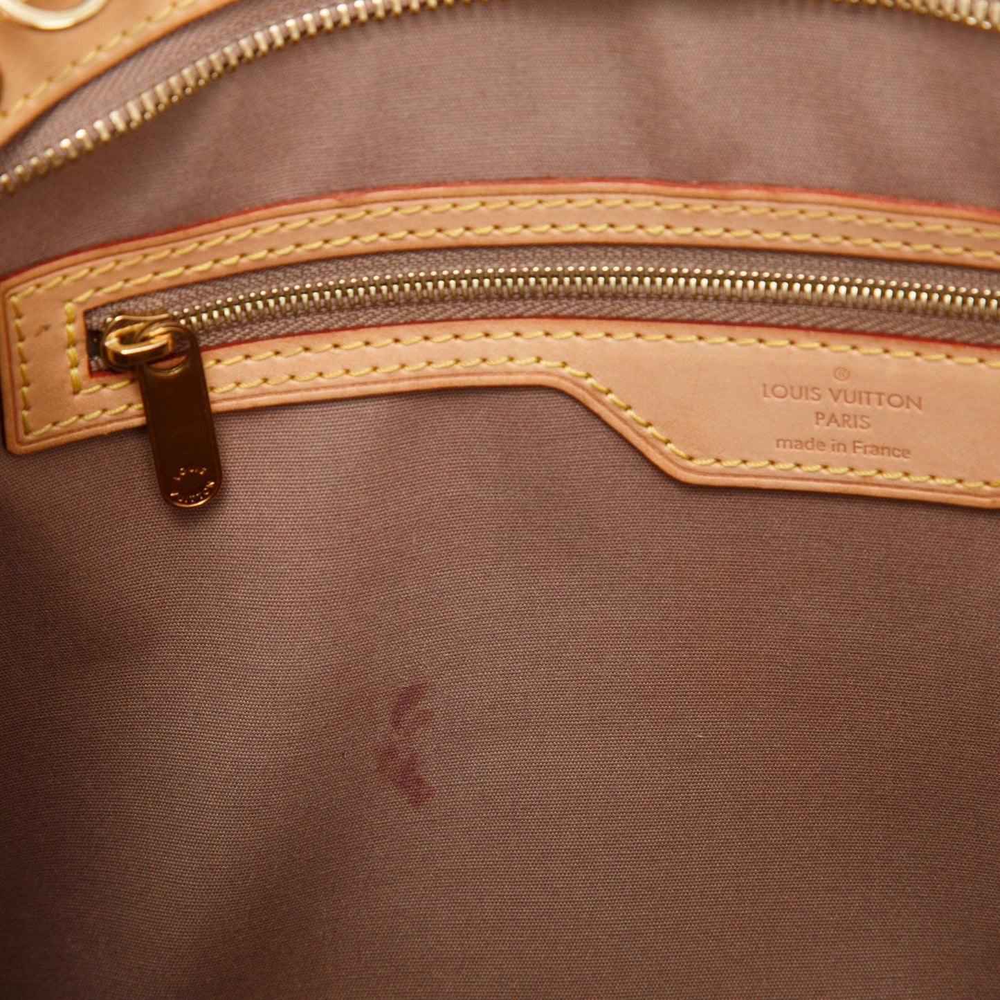 Louis Vuitton Neutral Monogram Vernis Brea MM