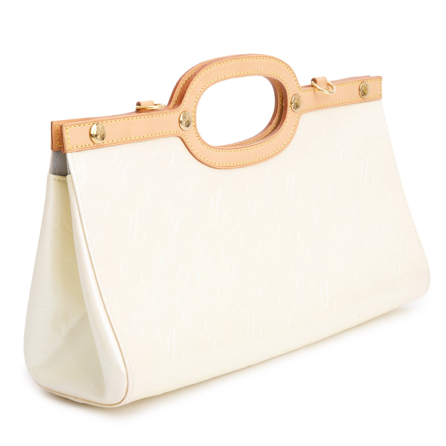 Louis Vuitton Neutral Monogram Vernis Roxbury