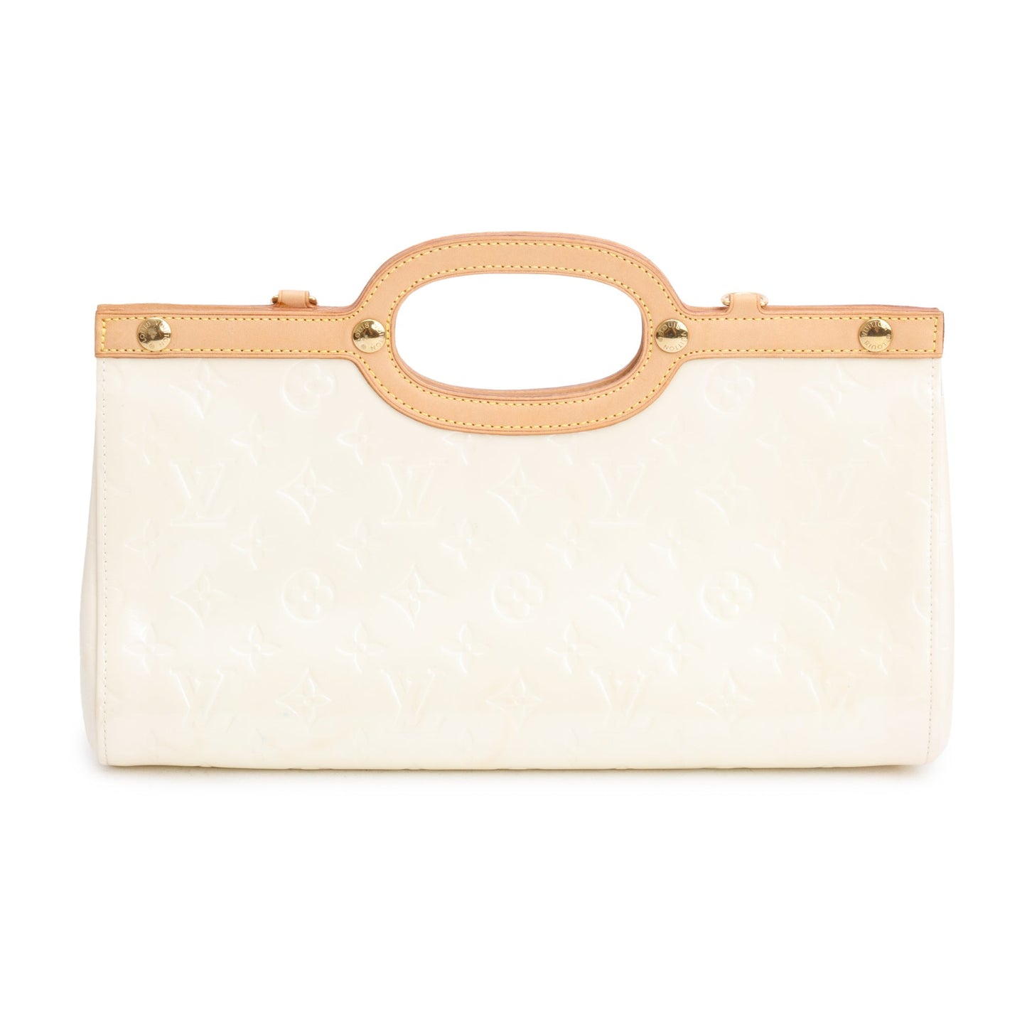 Louis Vuitton Neutral Monogram Vernis Roxbury