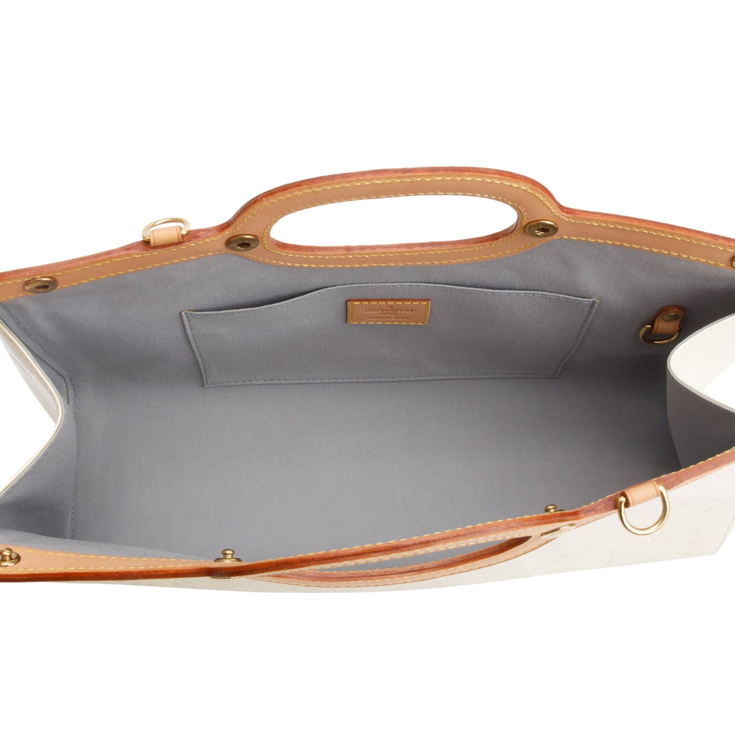 Louis Vuitton Neutral Monogram Vernis Roxbury