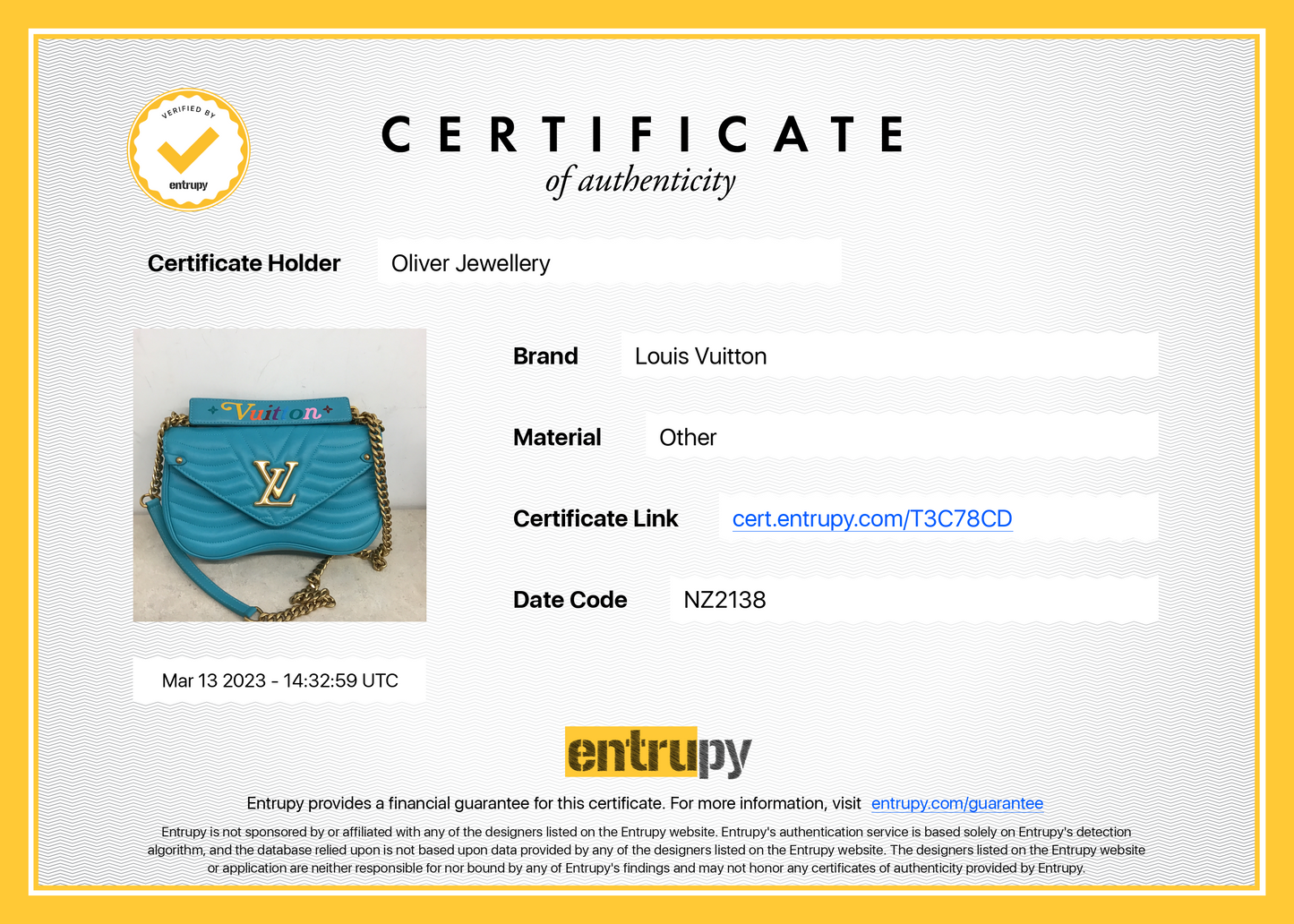 Louis Vuitton New Wave Chain-Bag MM