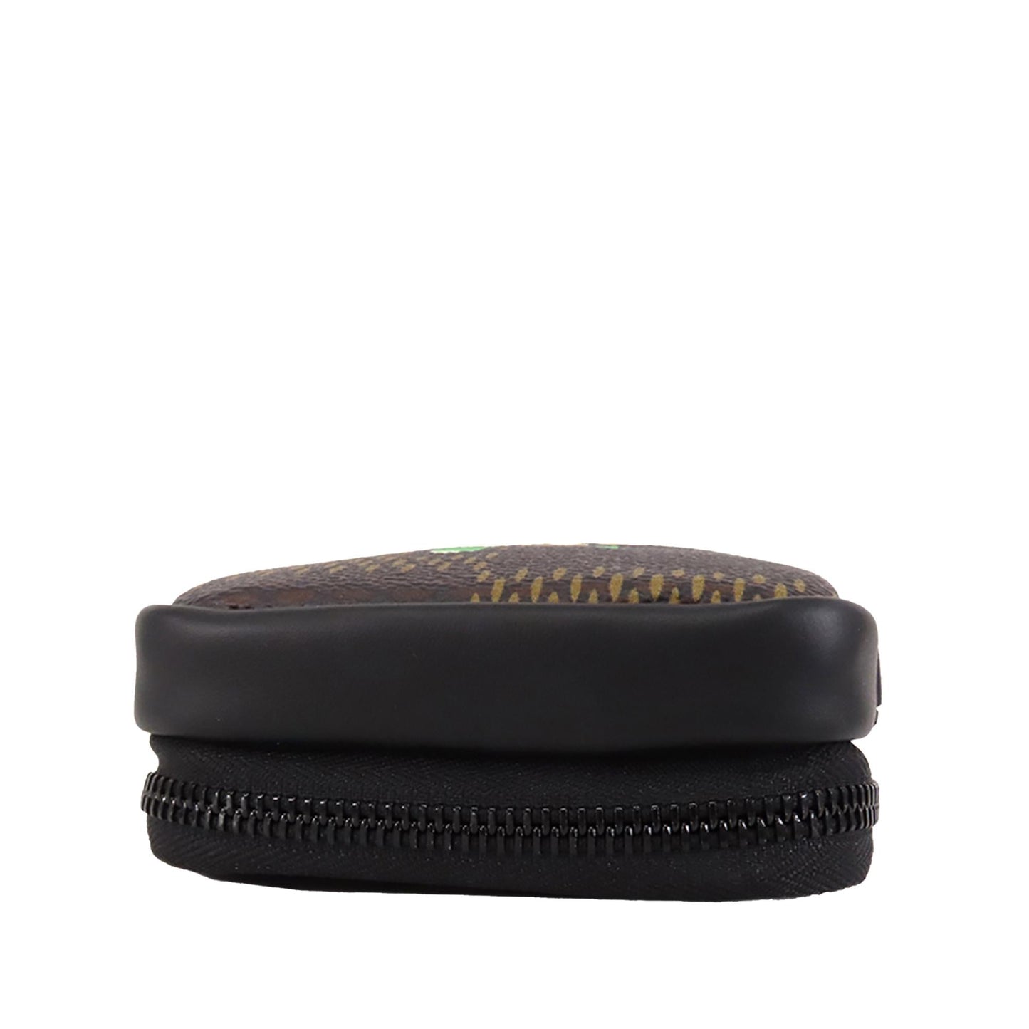Louis Vuitton Nigo Giant Damier Ebene Tortoise Double Phone Pouch (SHG-MeAMW1)