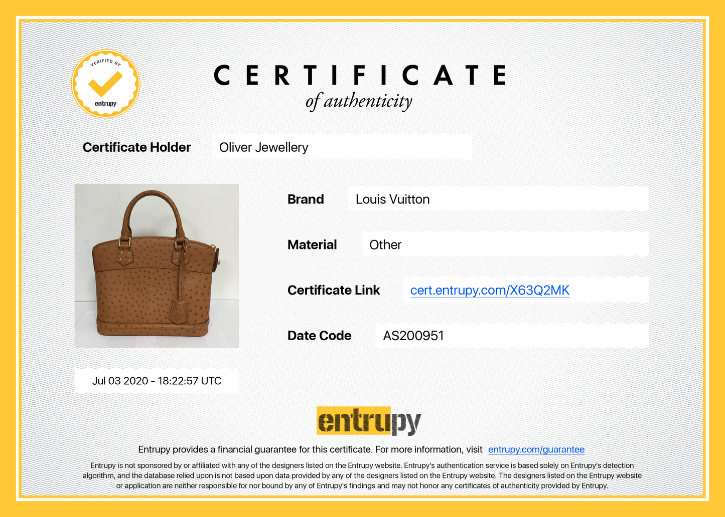 Louis Vuitton Ostrich Lockit PM