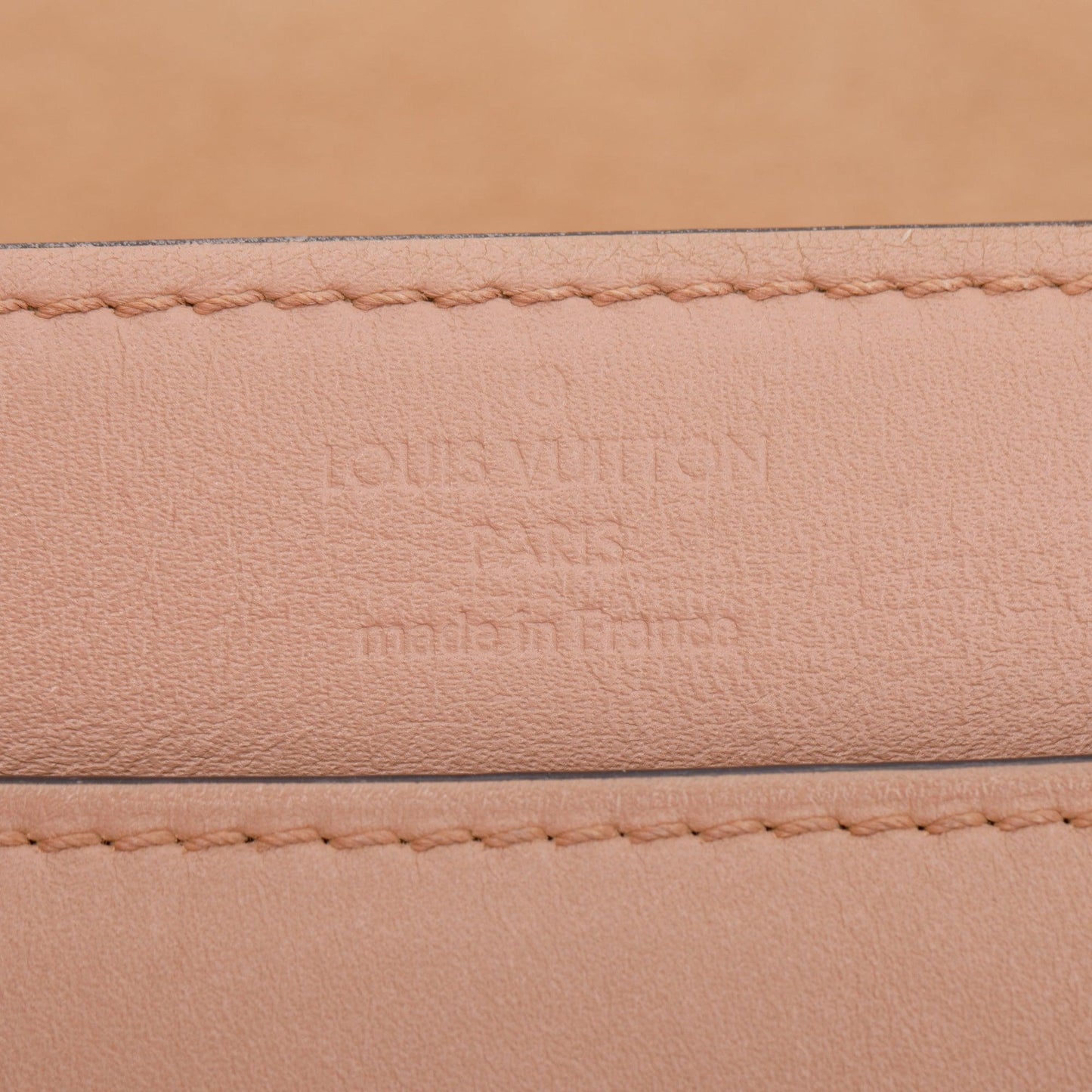 Louis Vuitton Pink Calfskin Louise Chain Clutch GM