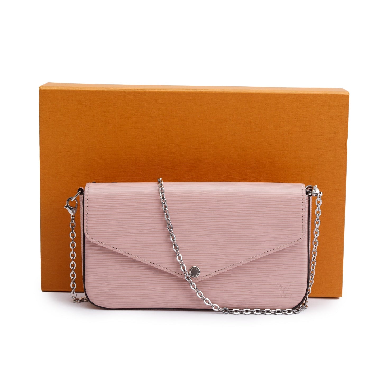 Louis Vuitton Pink Epi Leather Felicie Pochette Bag