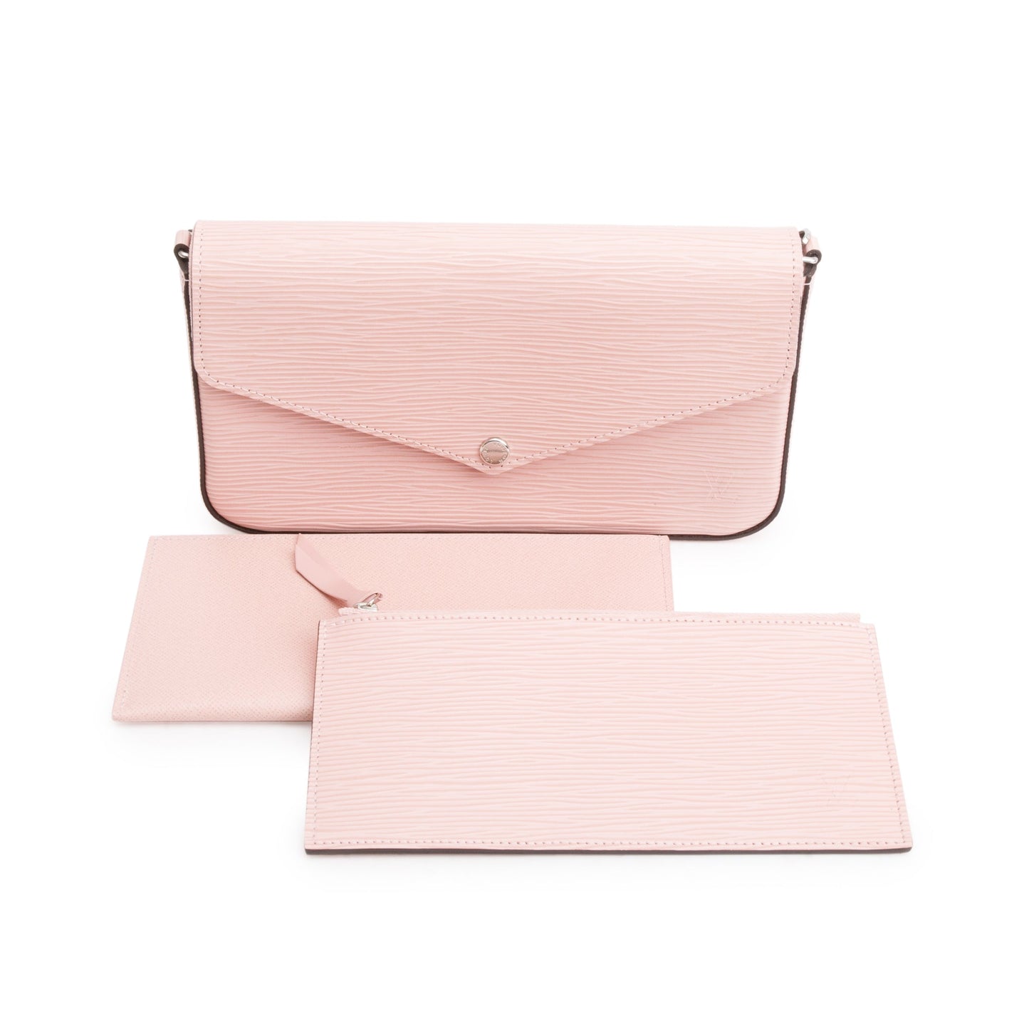 Louis Vuitton Pink Epi Leather Felicie Pochette Bag
