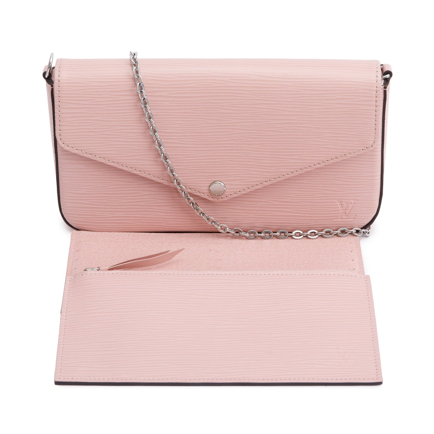 Louis Vuitton Pink Epi Leather Felicie Pochette Bag