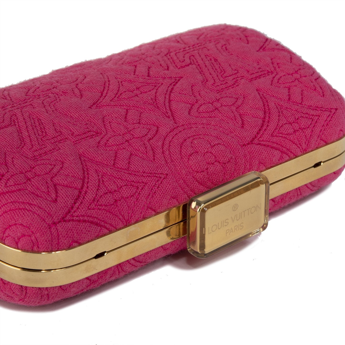 Louis Vuitton Pink Jersey Motard Minaudiere