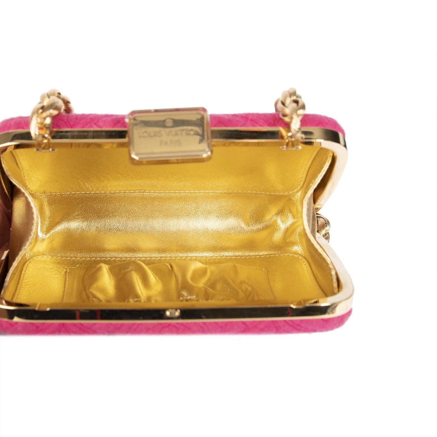 Louis Vuitton Pink Jersey Motard Minaudiere