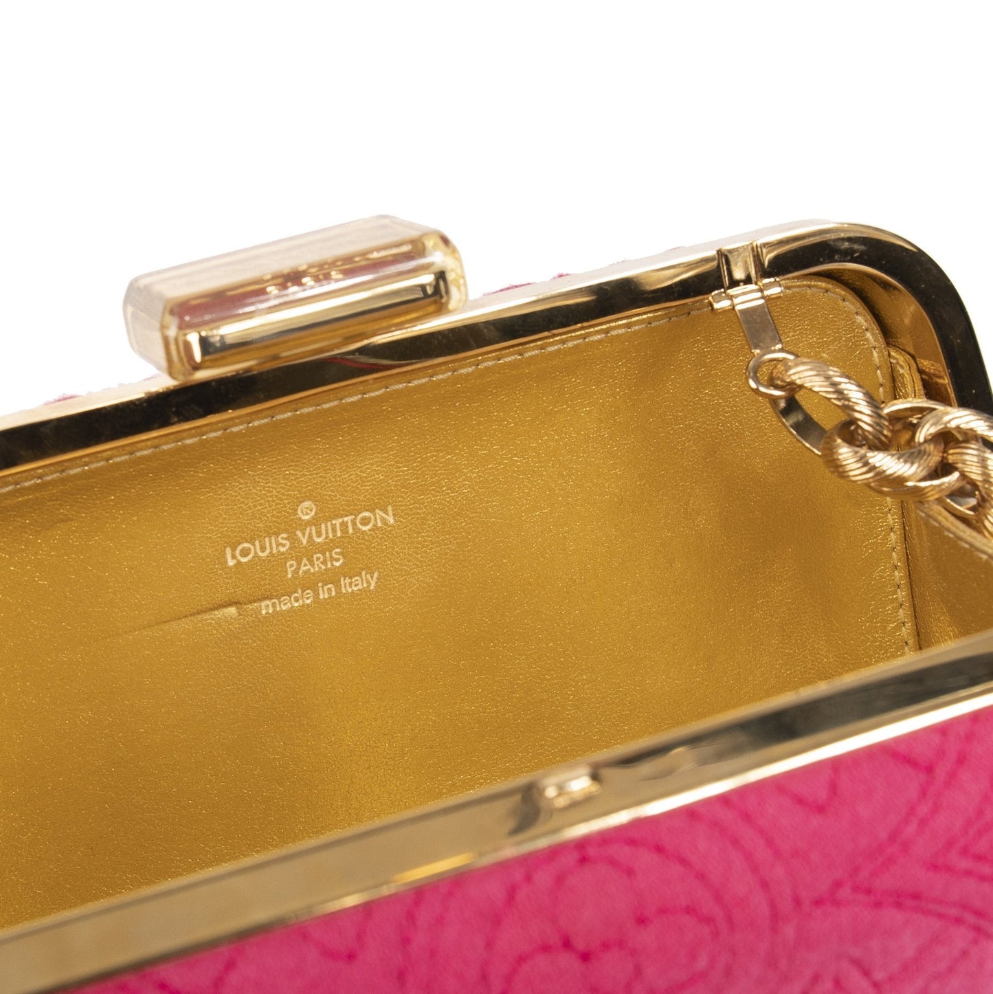 Louis Vuitton Pink Jersey Motard Minaudiere