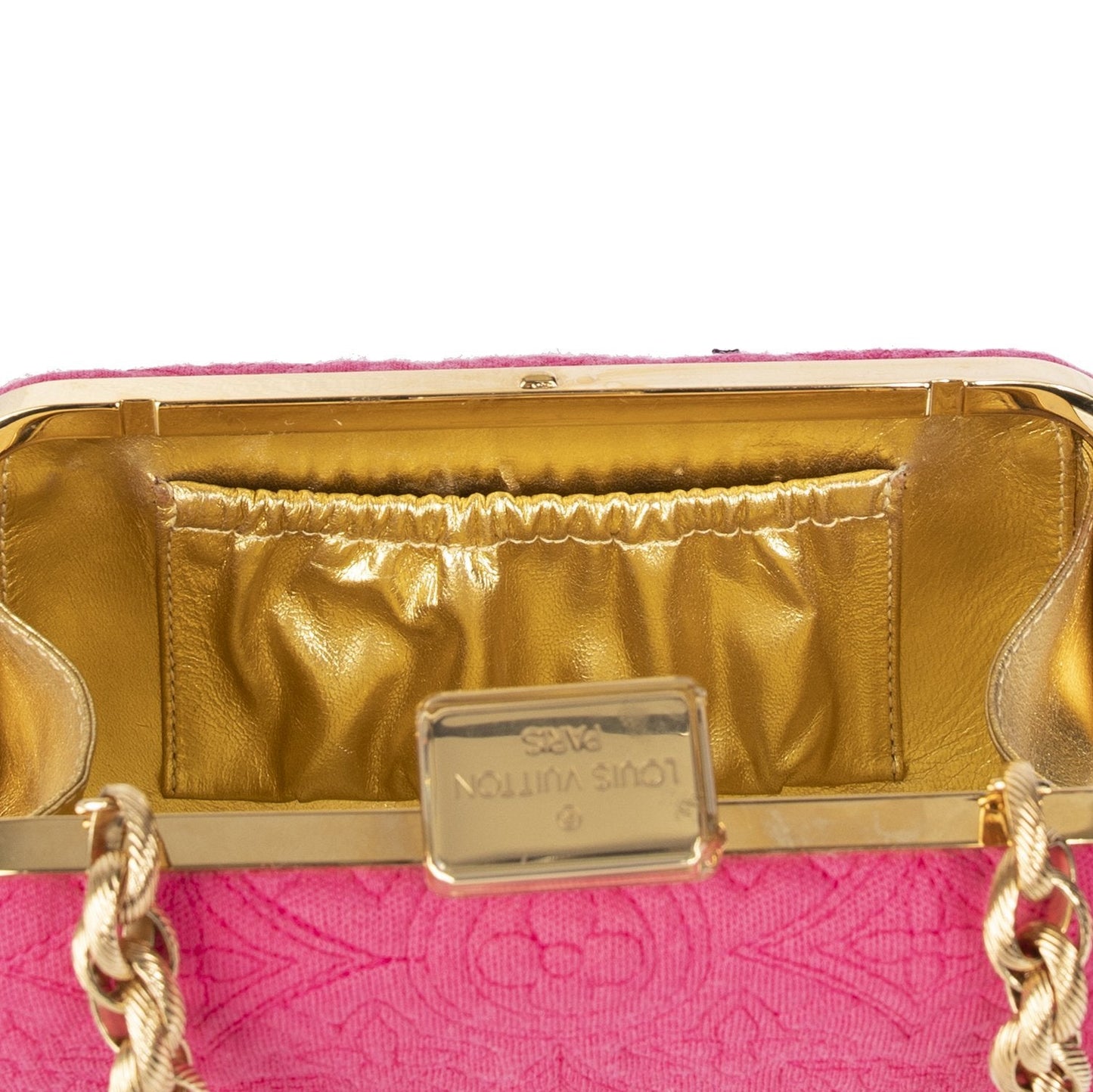 Louis Vuitton Pink Jersey Motard Minaudiere