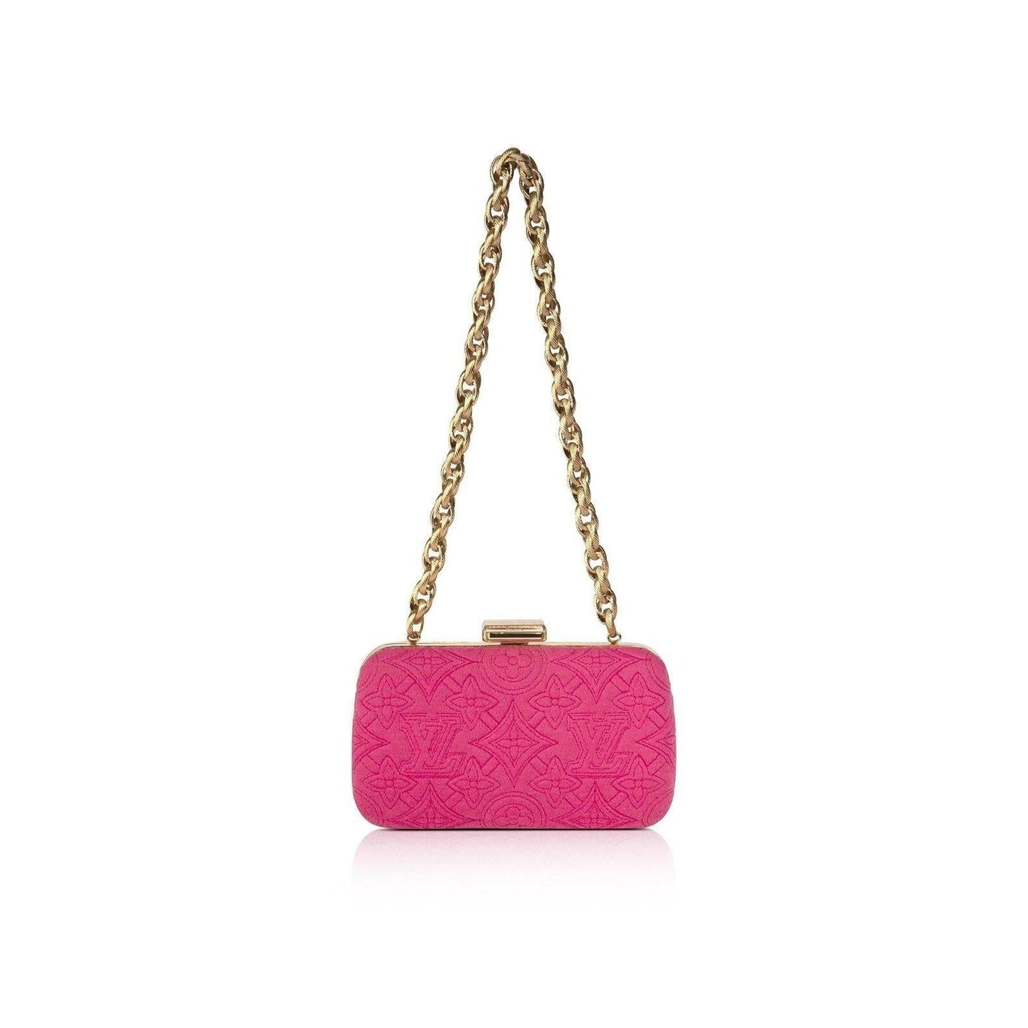Louis Vuitton Pink Jersey Motard Minaudiere