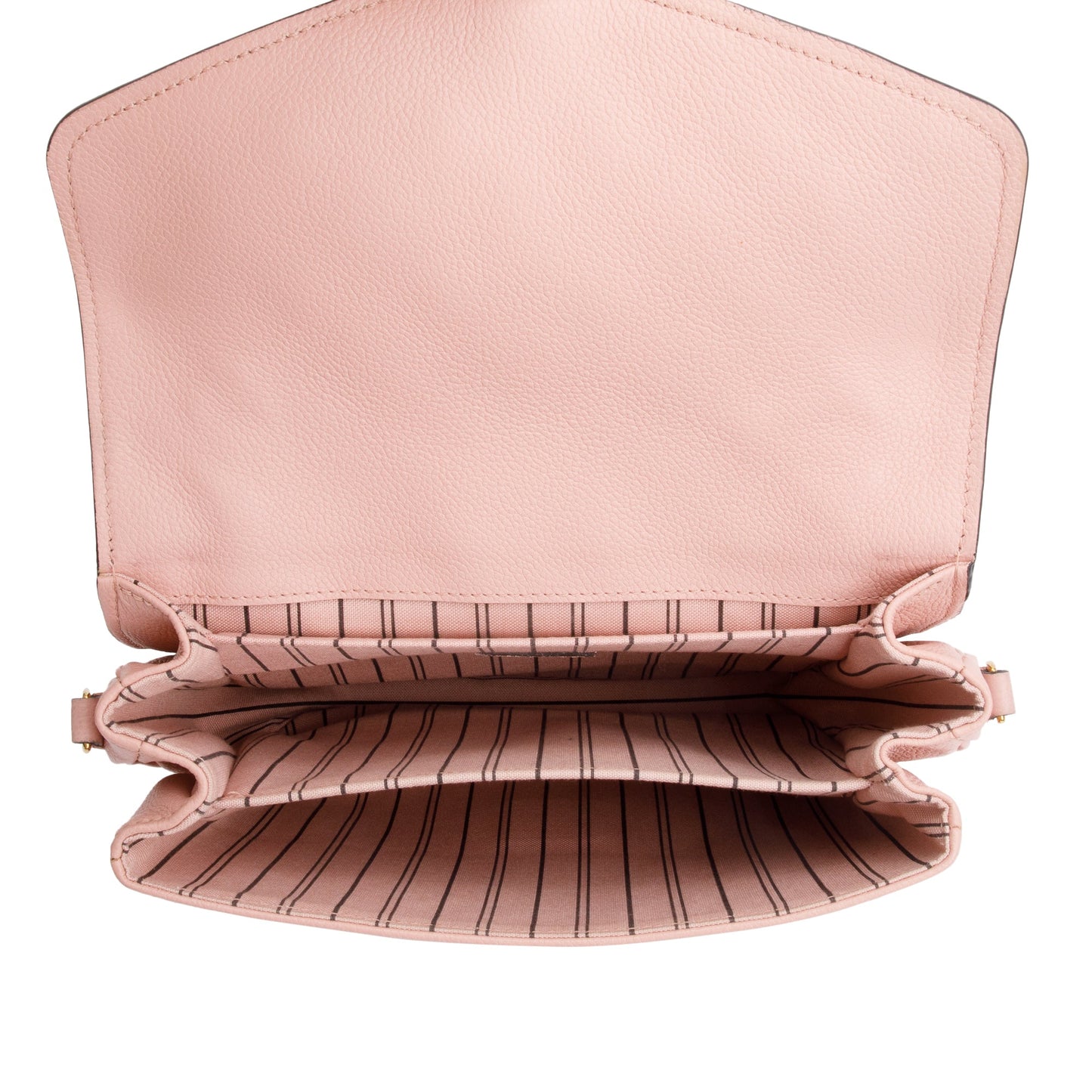 Louis Vuitton Pink Monogram Empreinte Leather Pochette Metis