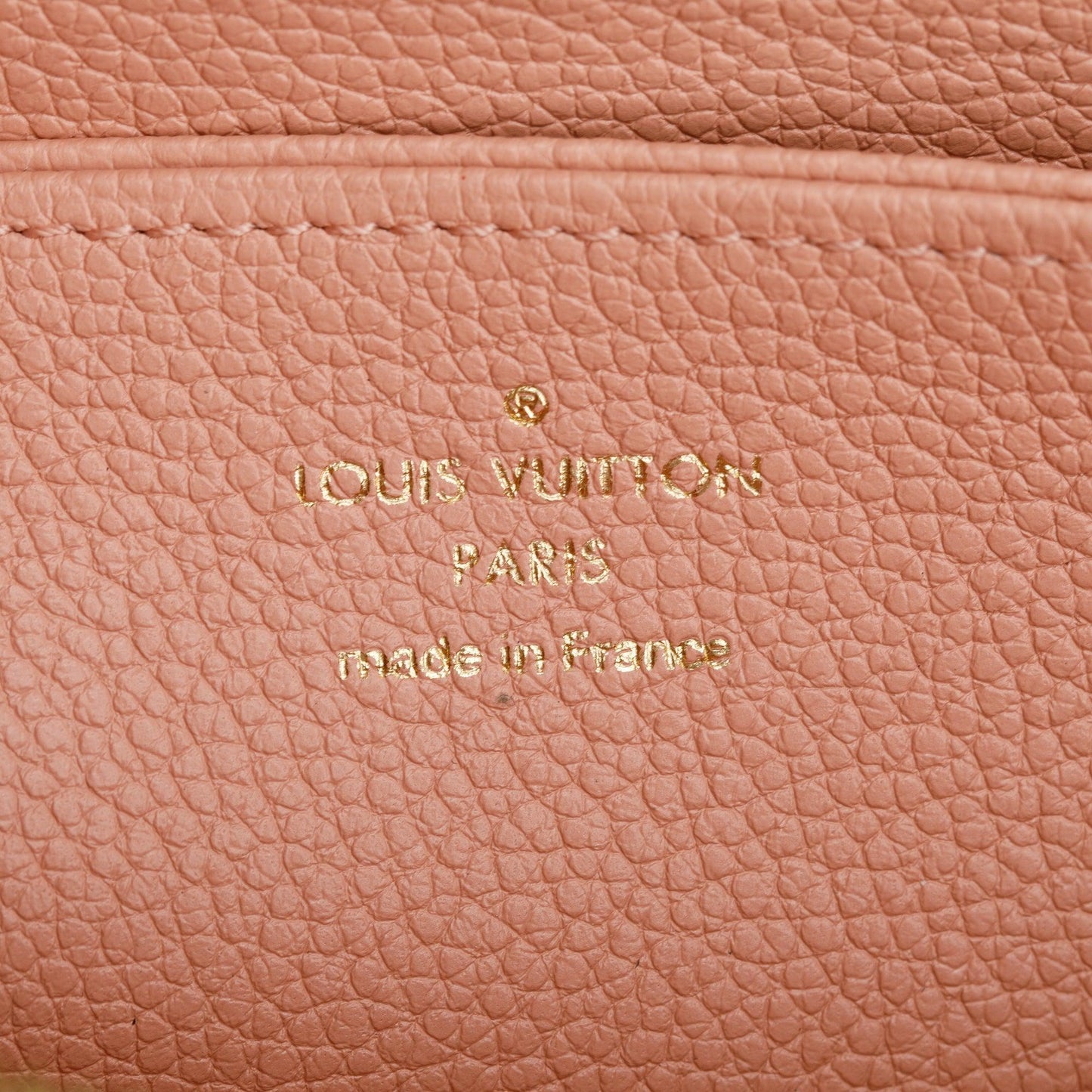 Louis Vuitton Pink Monogram Giant Bicolor Empreint Leather Zippy Wallet