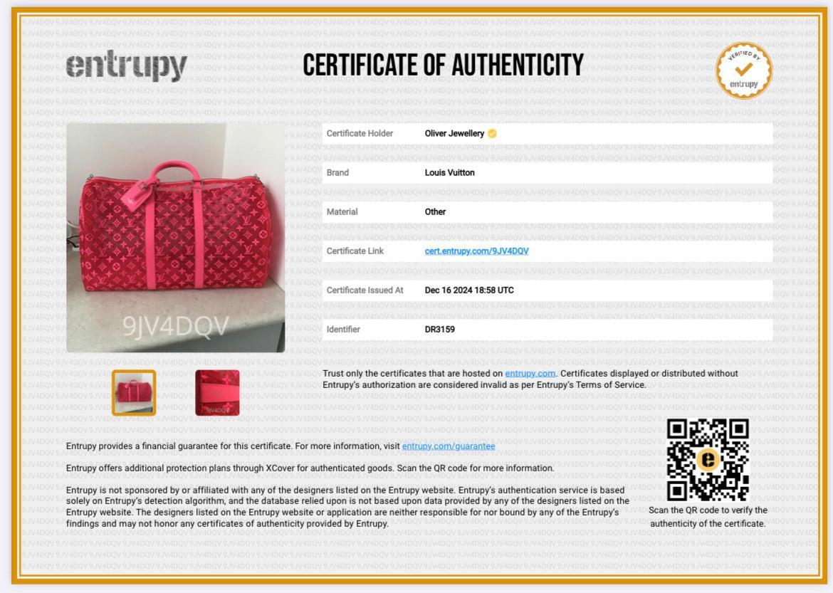 Louis Vuitton Pink Monogram See Through Mesh Keepall Bandouliere 50