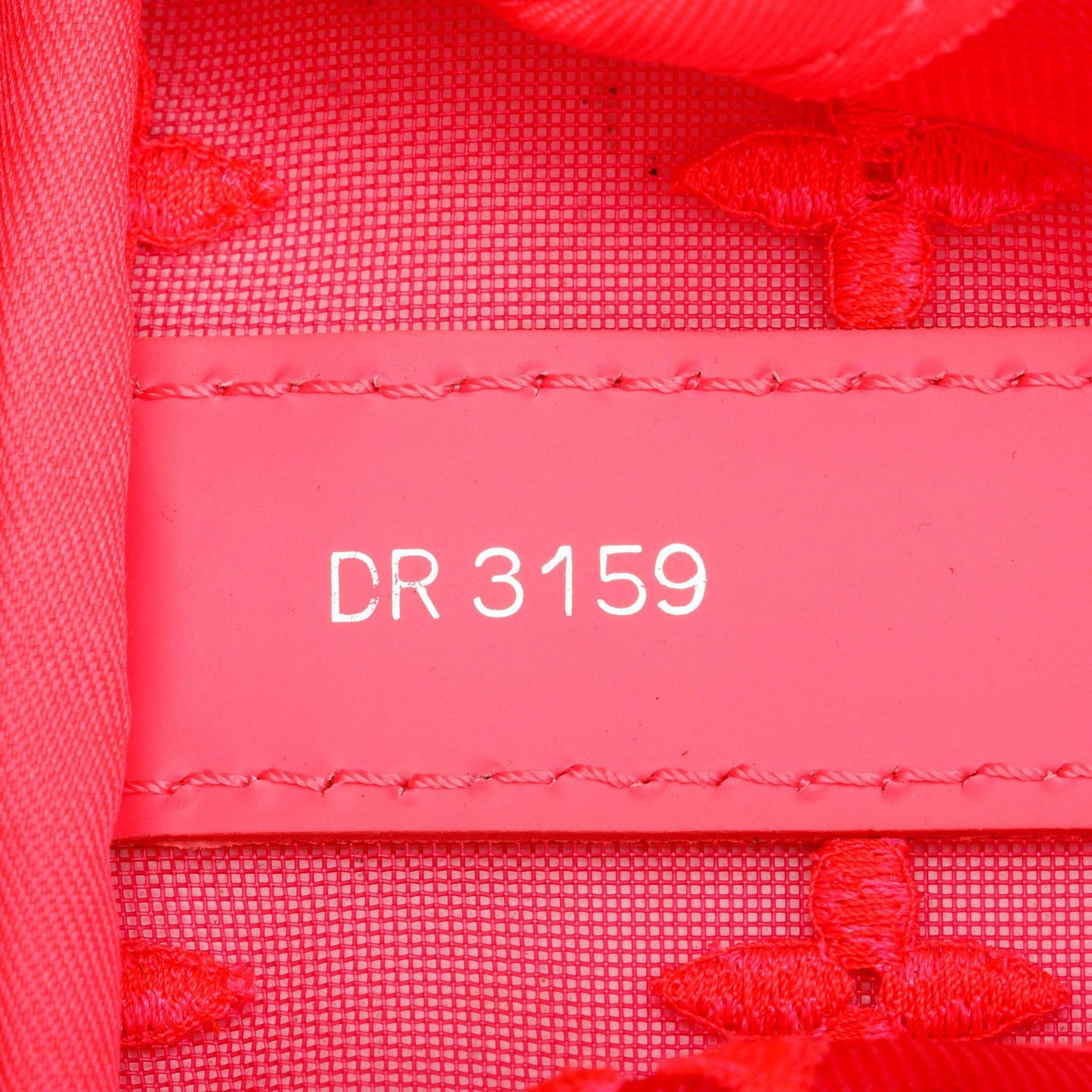 Louis Vuitton Pink Monogram See Through Mesh Keepall Bandouliere 50