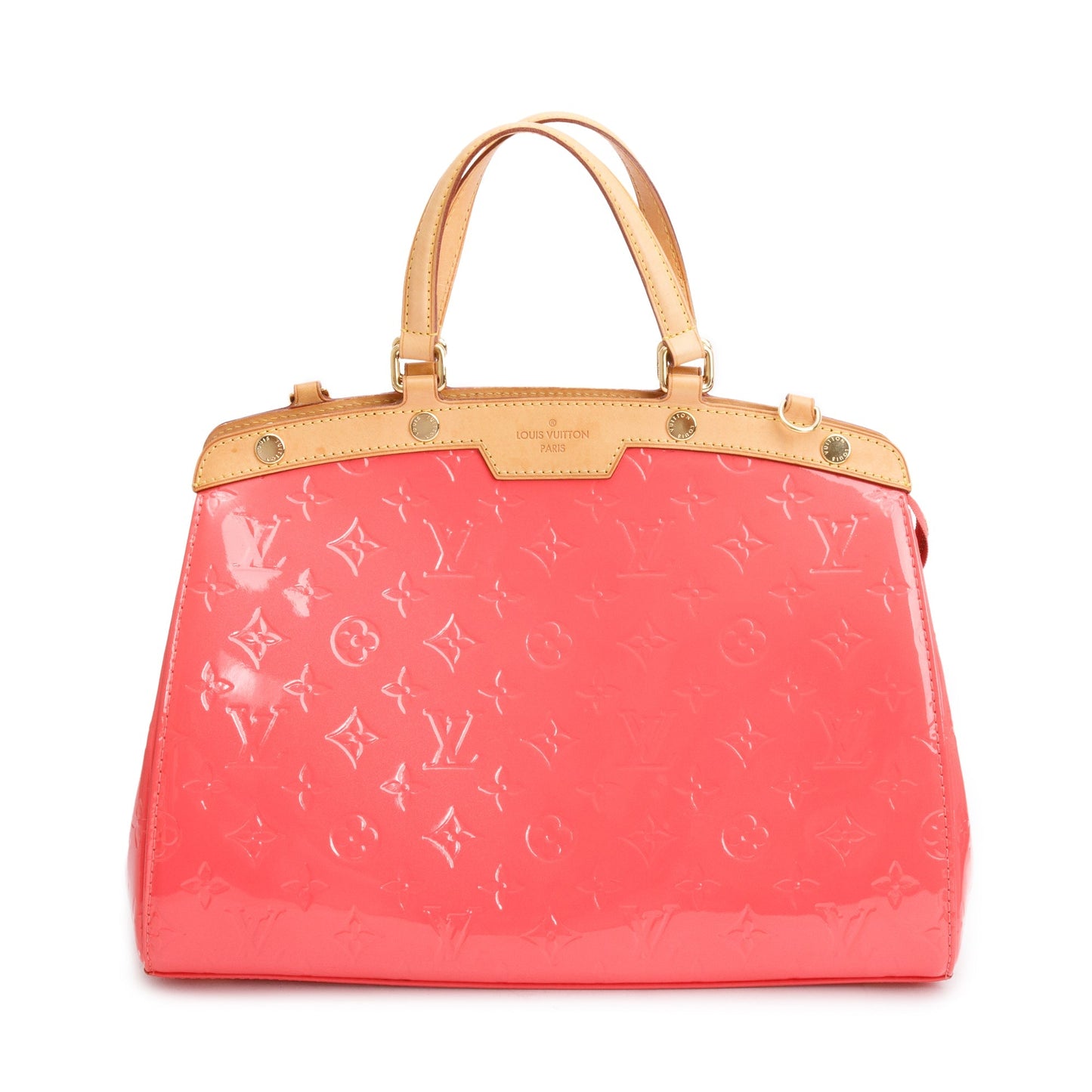 Louis Vuitton Pink Monogram Vernis Brea MM
