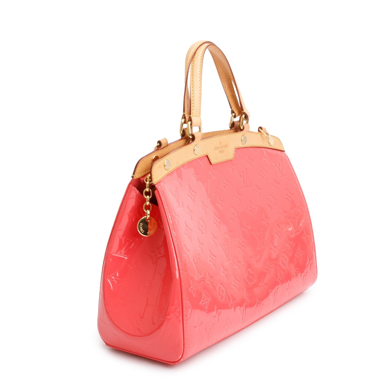 Louis Vuitton Pink Monogram Vernis Brea MM