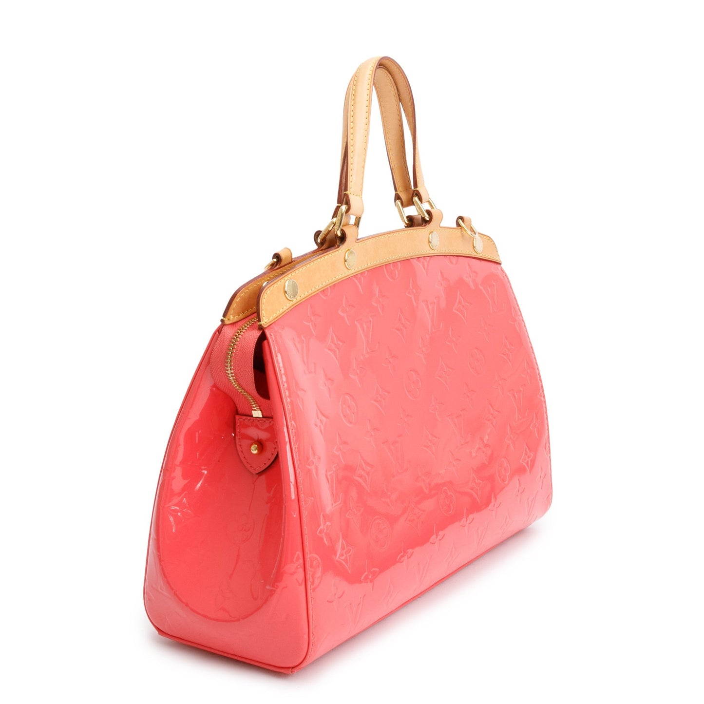 Louis Vuitton Pink Monogram Vernis Brea MM