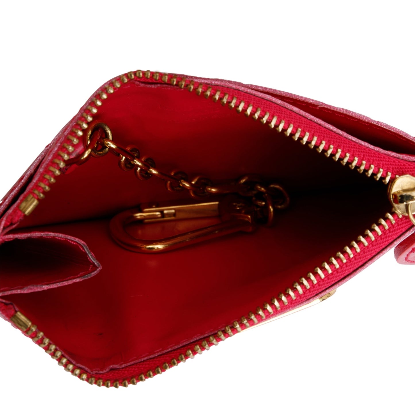 Louis Vuitton Pink Monogram Vernis Leather Key Pouch