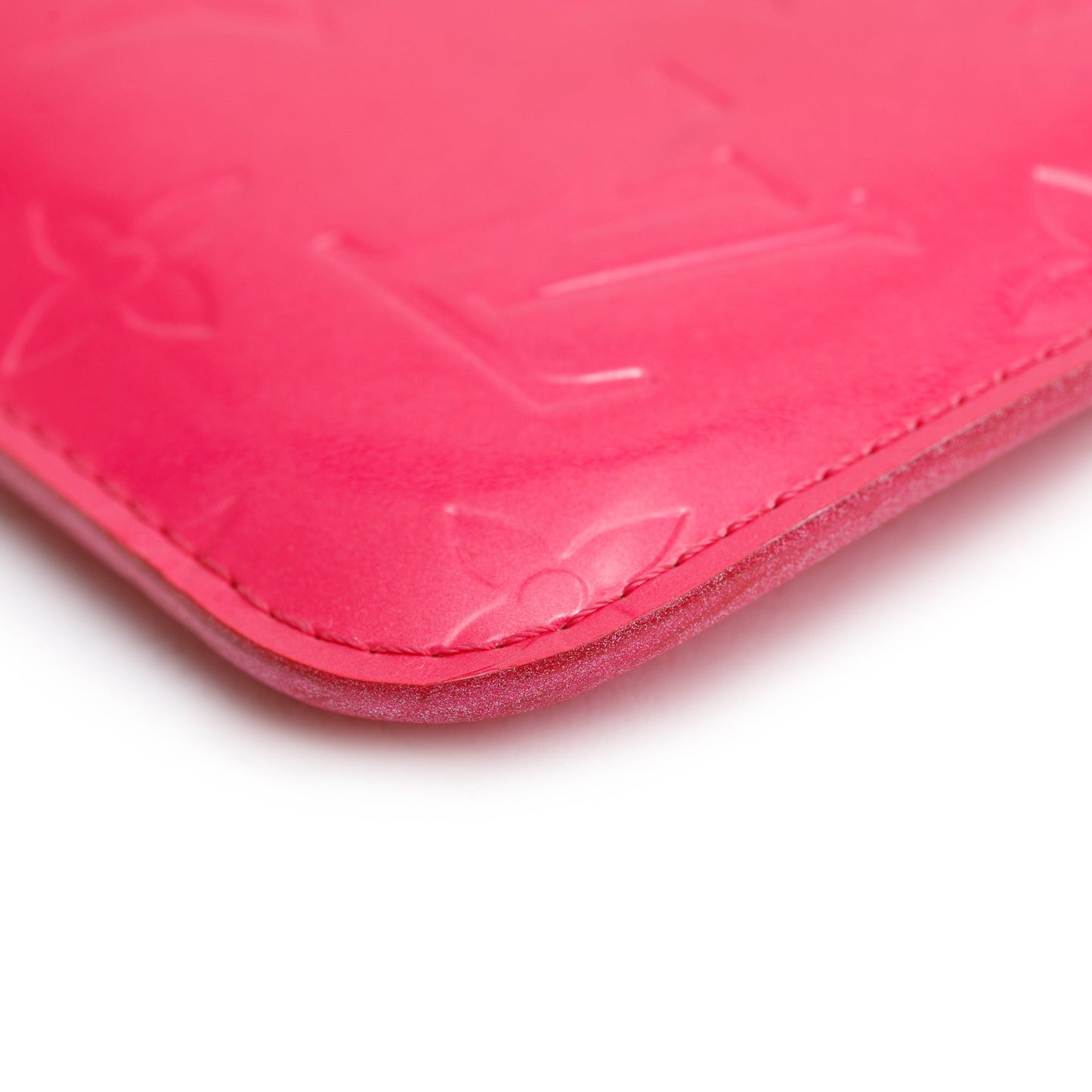 Louis Vuitton Pink Monogram Vernis Leather Key Pouch