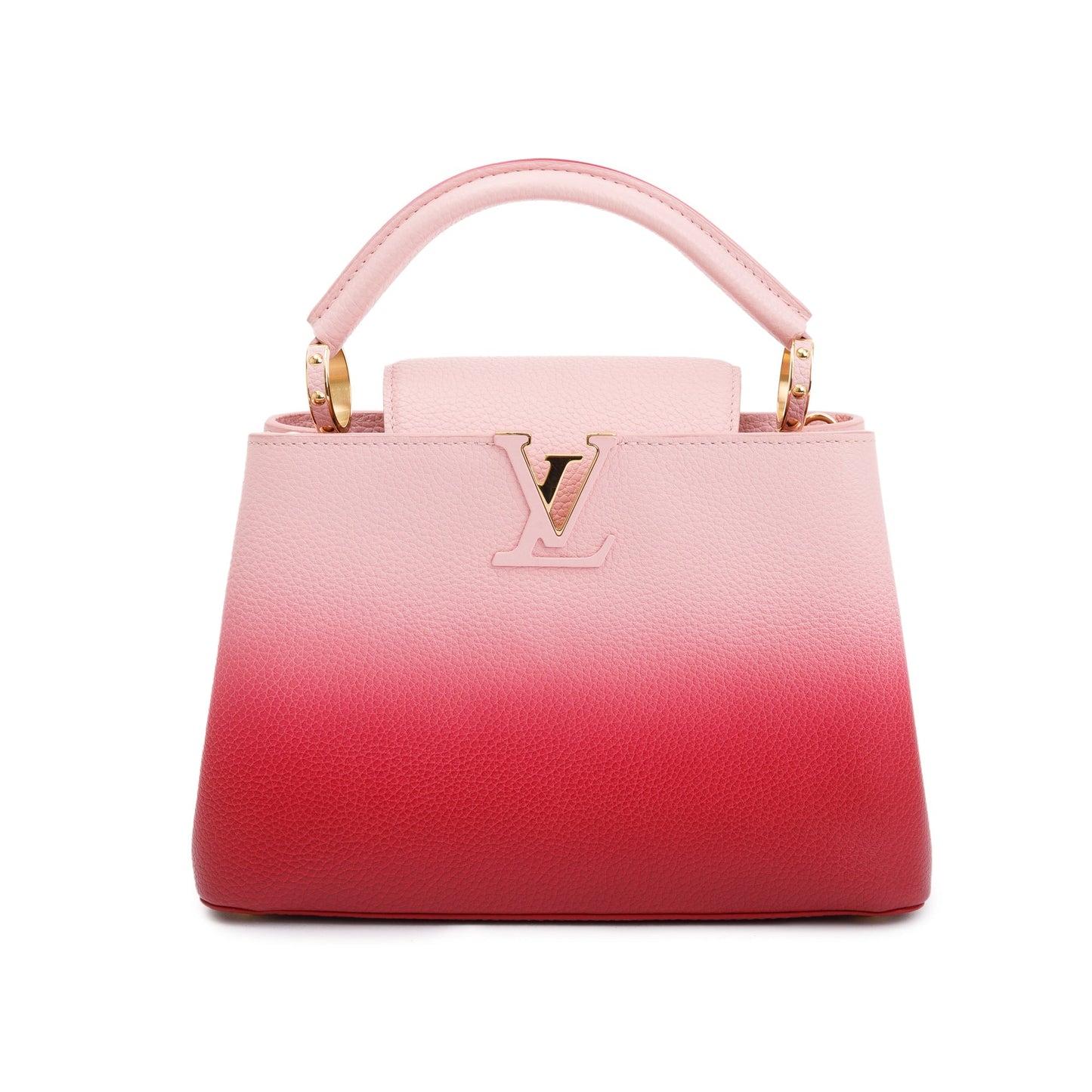 Louis Vuitton Pink Ombre Calfskin Leather Capucines BB