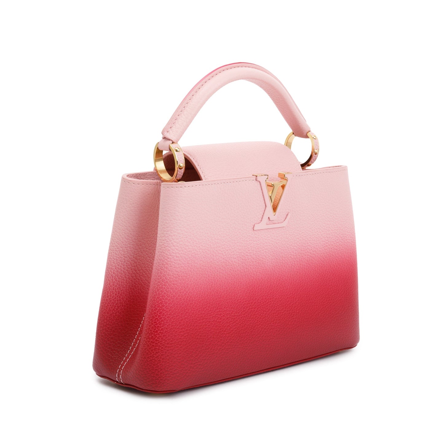 Louis Vuitton Pink Ombre Calfskin Leather Capucines BB