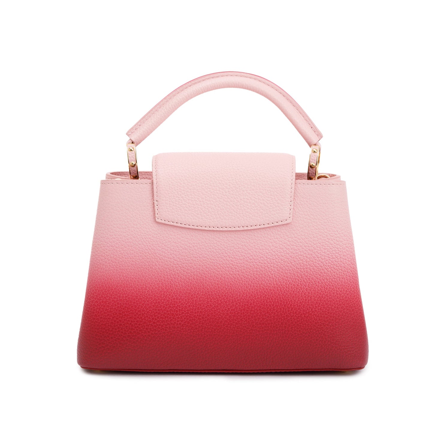 Louis Vuitton Pink Ombre Calfskin Leather Capucines BB