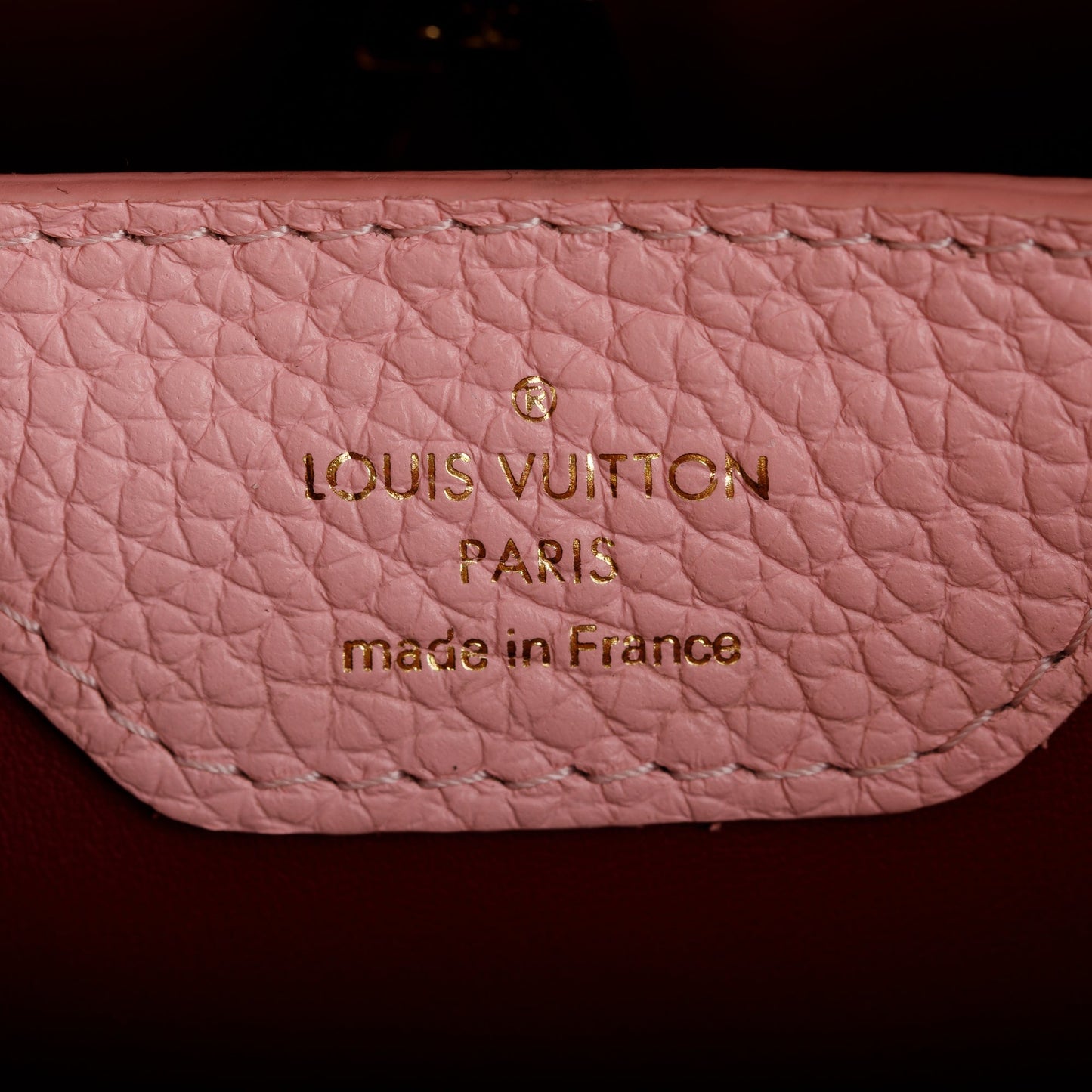 Louis Vuitton Pink Ombre Calfskin Leather Capucines BB