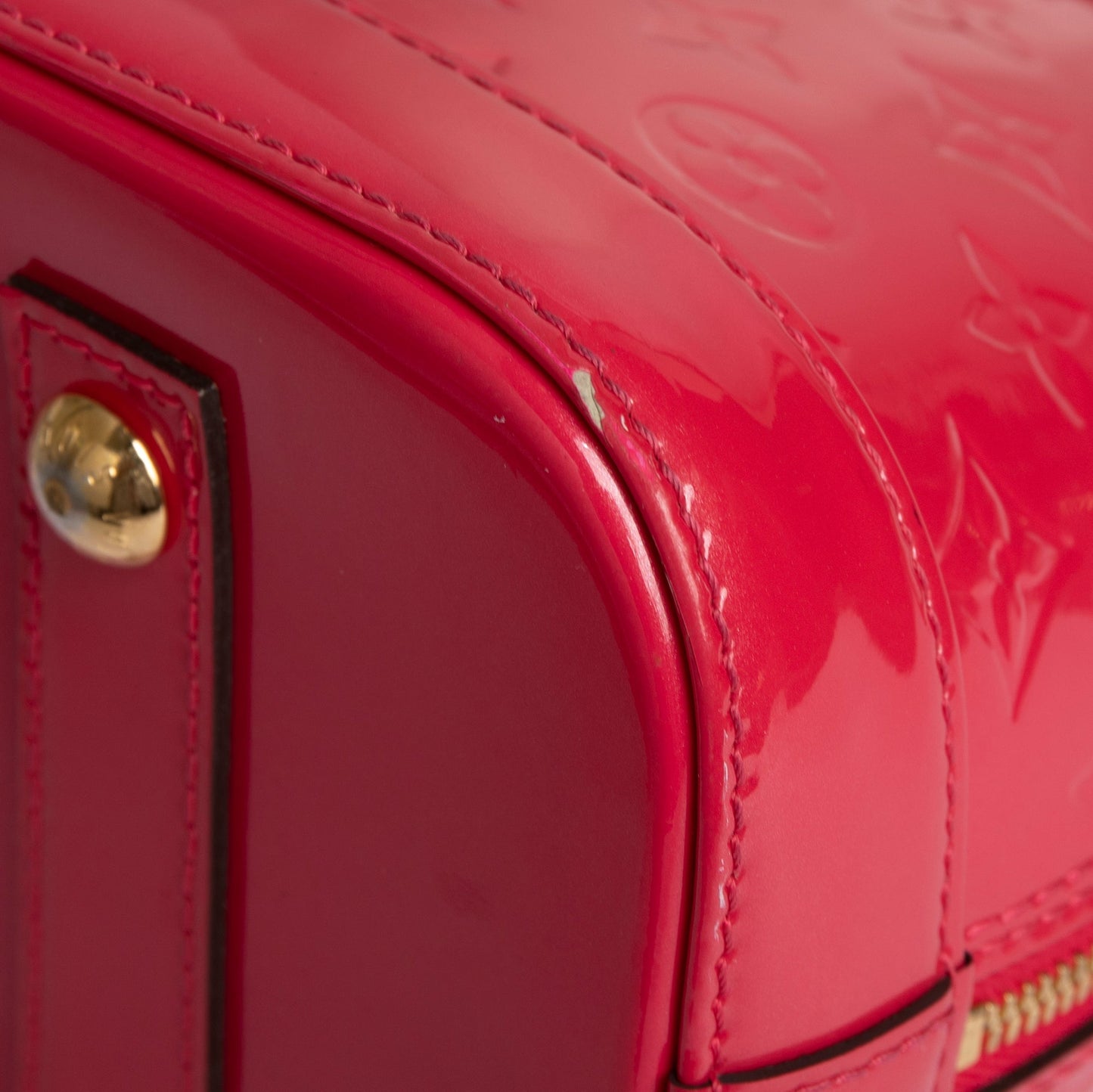 Louis Vuitton Pink Vernis Alma PM