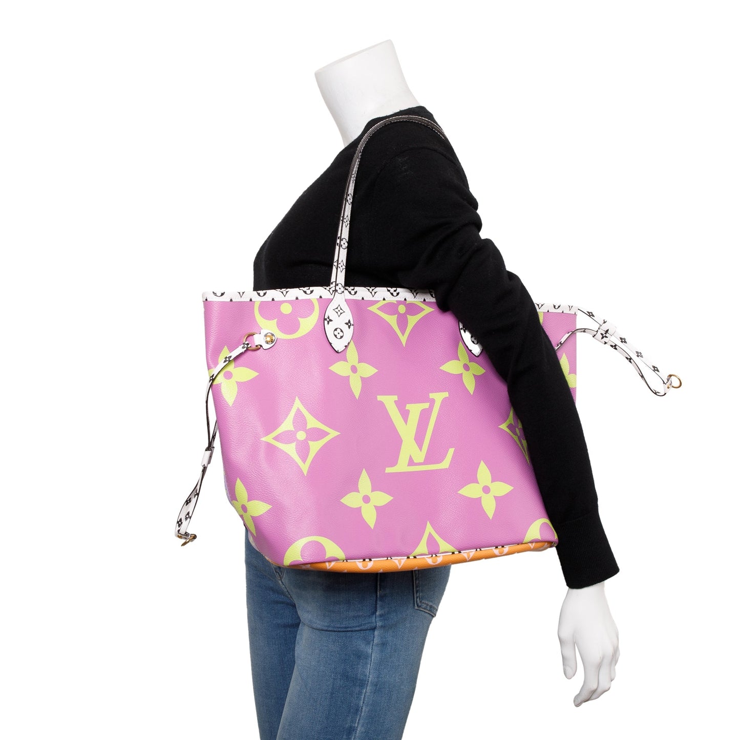 Louis Vuitton Pink/Lilac Monogram Giant Neverfull MM
