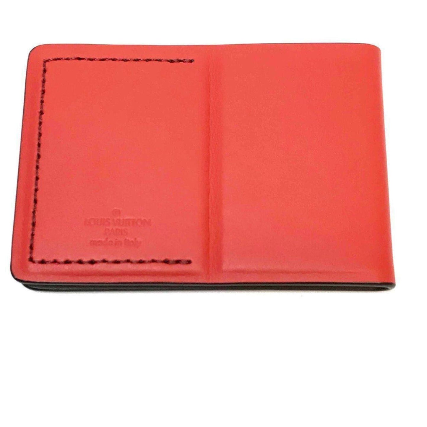 Louis Vuitton Pocket Miroir Aurelien with Red Leather Case