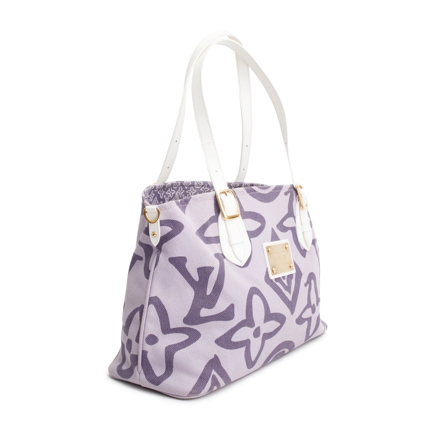 Louis Vuitton Purple Canvas Tahitienne Cabas PM