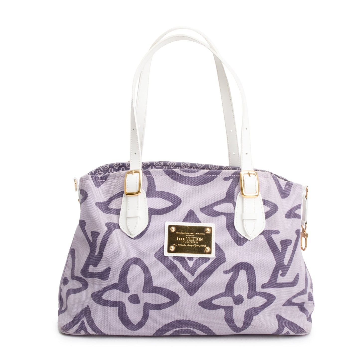 Louis Vuitton Purple Canvas Tahitienne Cabas PM