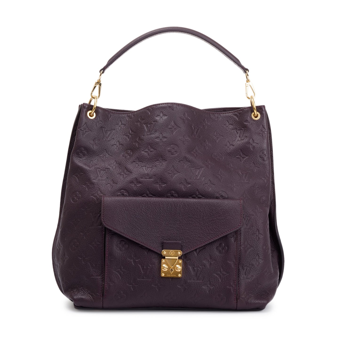 Louis Vuitton Purple Monogram Empreinte Leather Metis Hobo