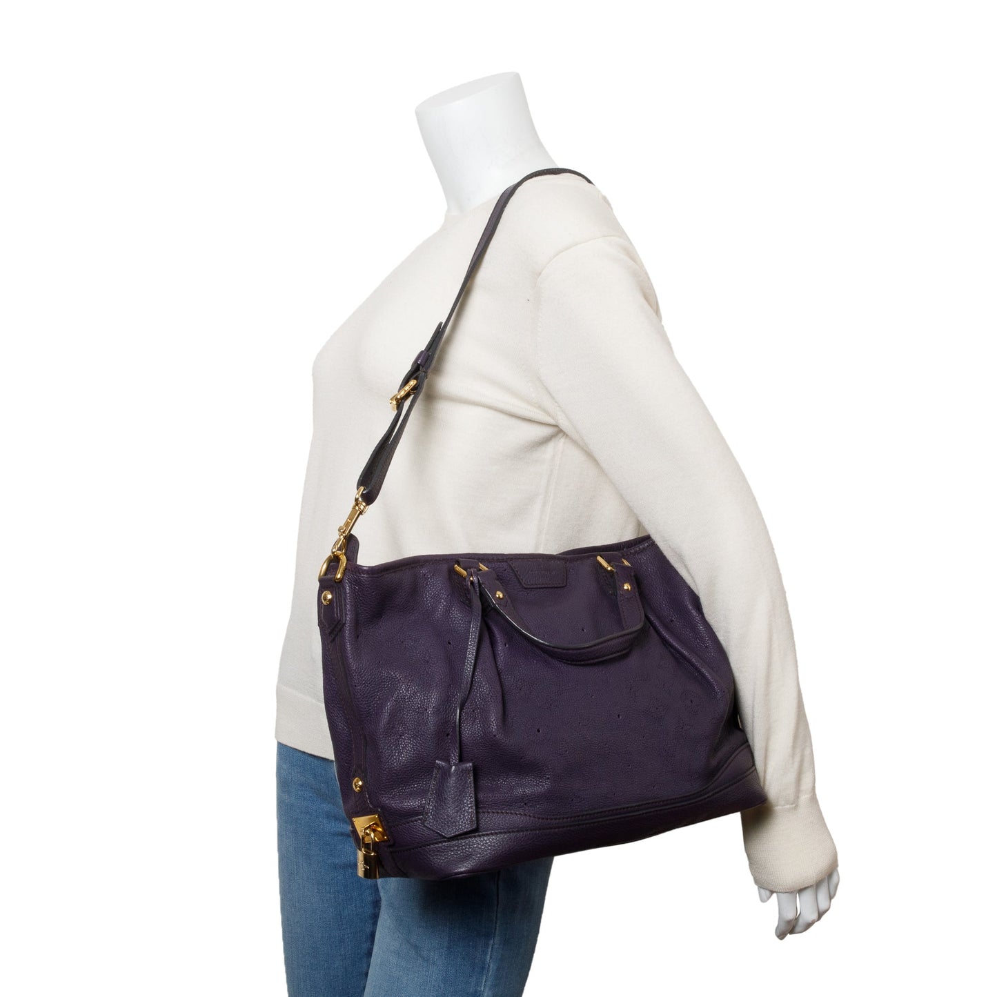 Louis Vuitton Purple Monogram Mahina Stellar PM Tote