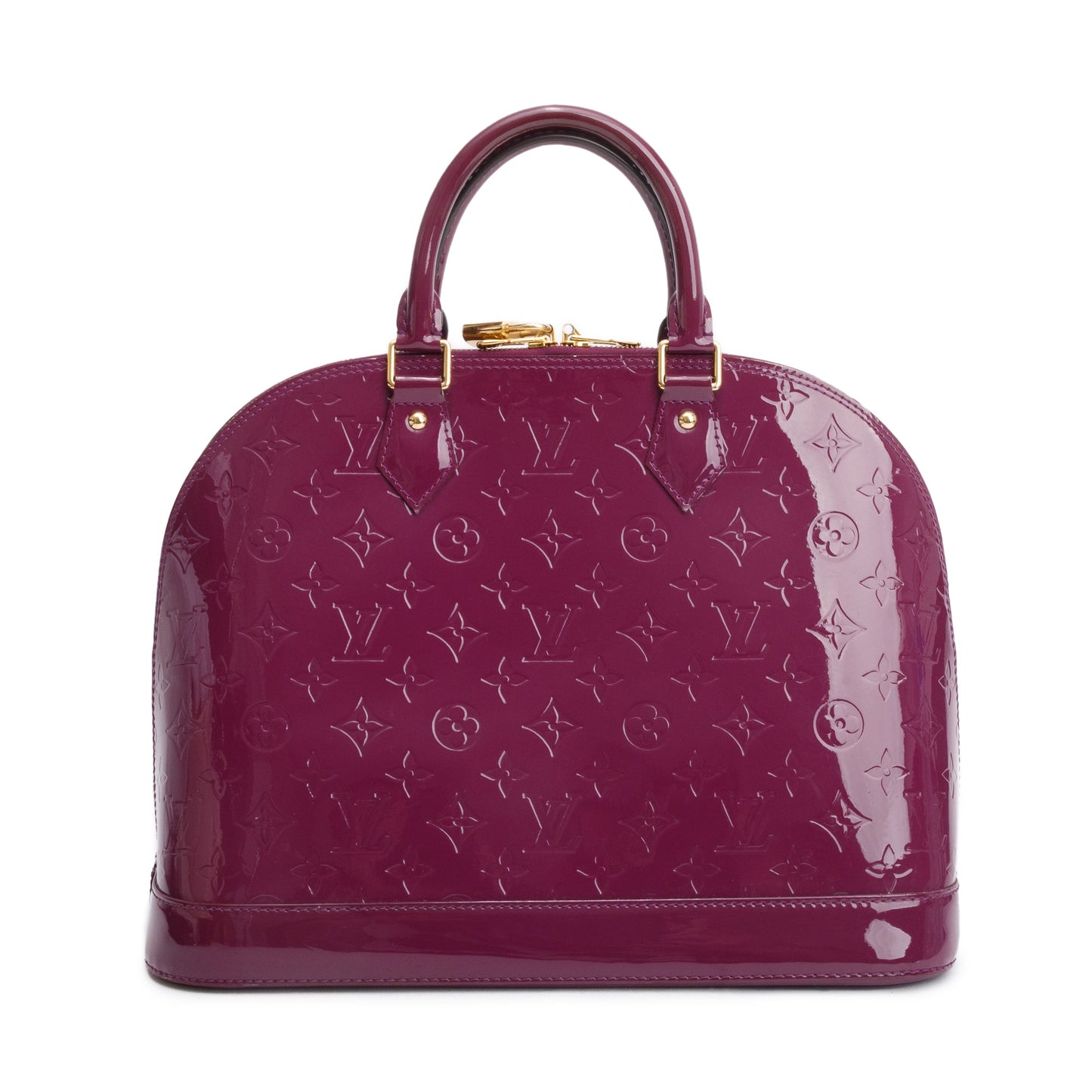 Louis Vuitton Purple Monogram Vernis Alma GM