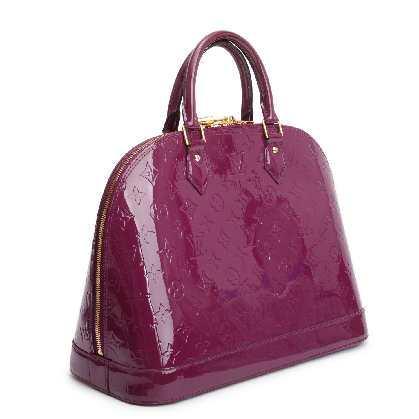Louis Vuitton Purple Monogram Vernis Alma GM