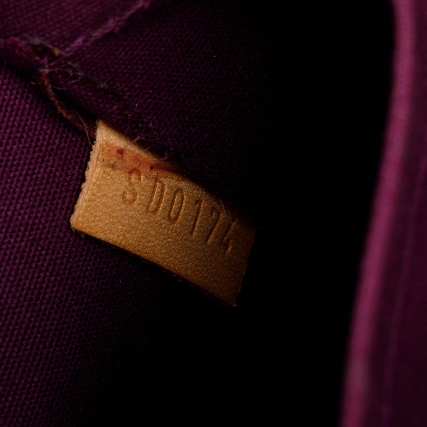 Louis Vuitton Purple Monogram Vernis Alma GM
