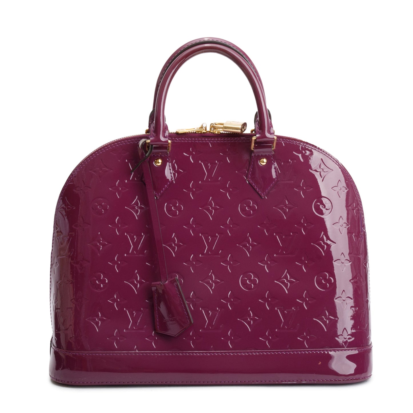 Louis Vuitton Purple Monogram Vernis Alma GM