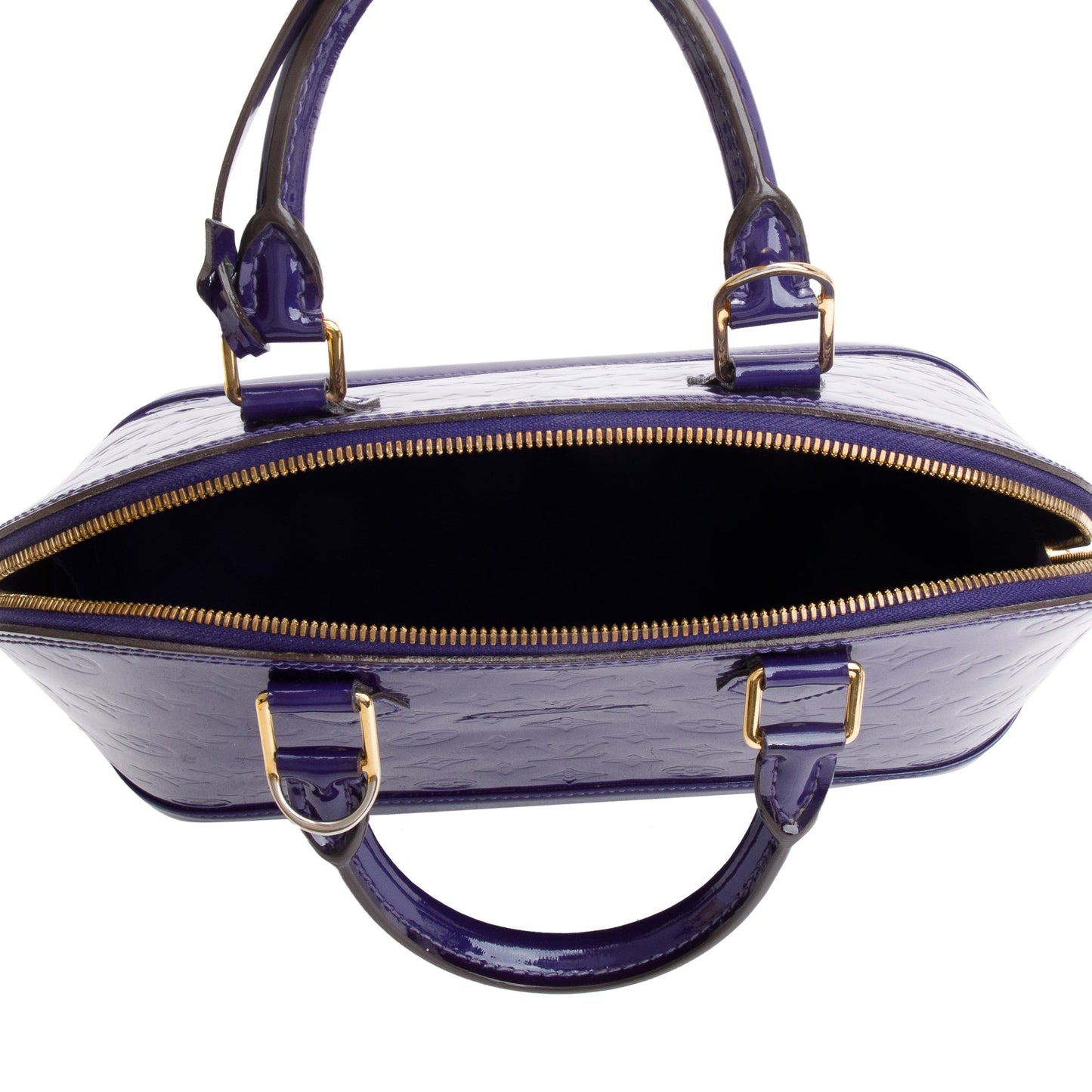 Louis Vuitton Purple Monogram Vernis Alma PM