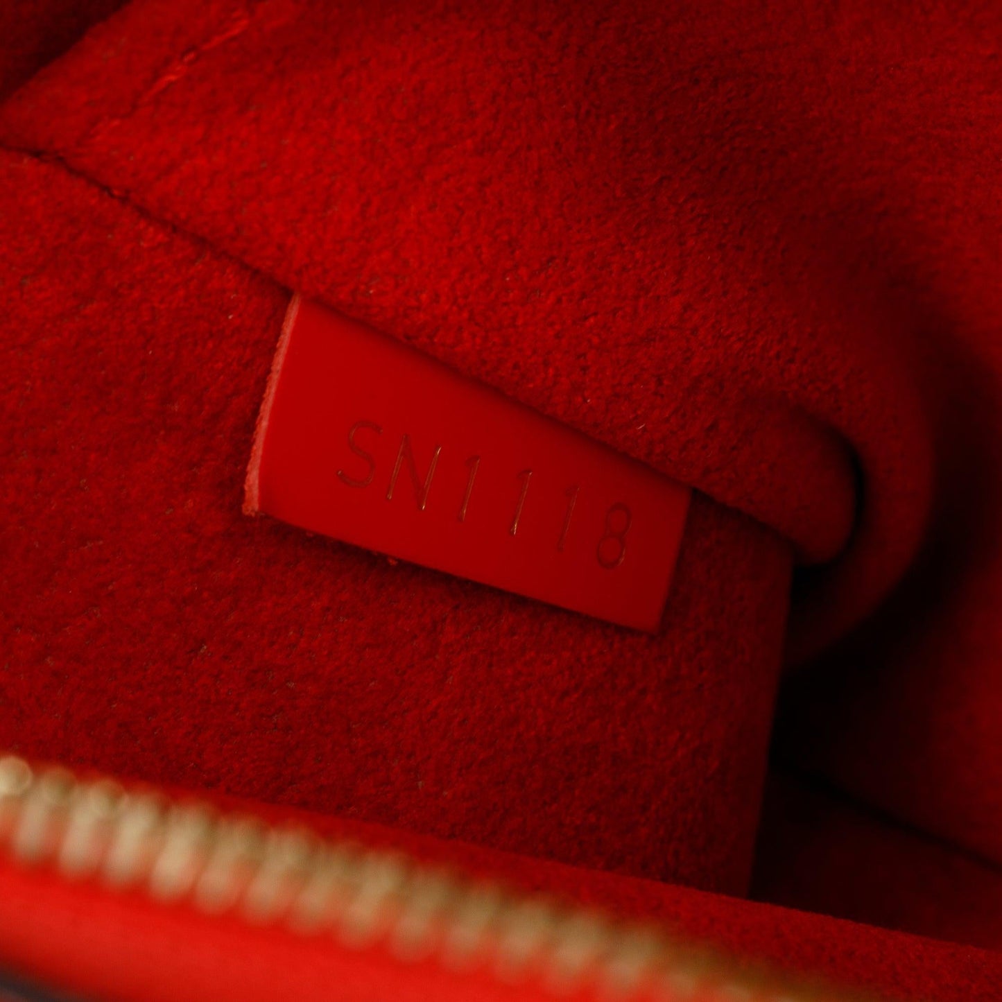 Louis Vuitton Red Epi Leather Alma Mini