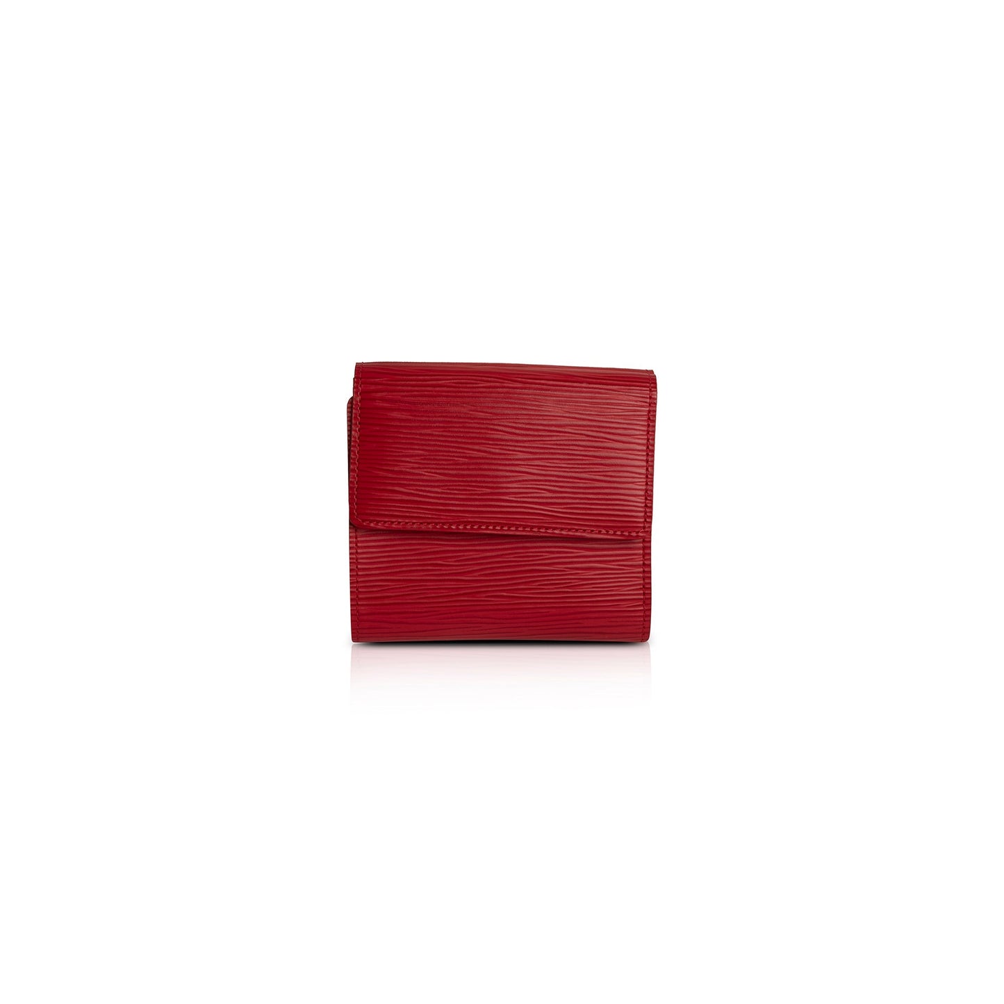Louis Vuitton Red Epi Leather Elise Wallet