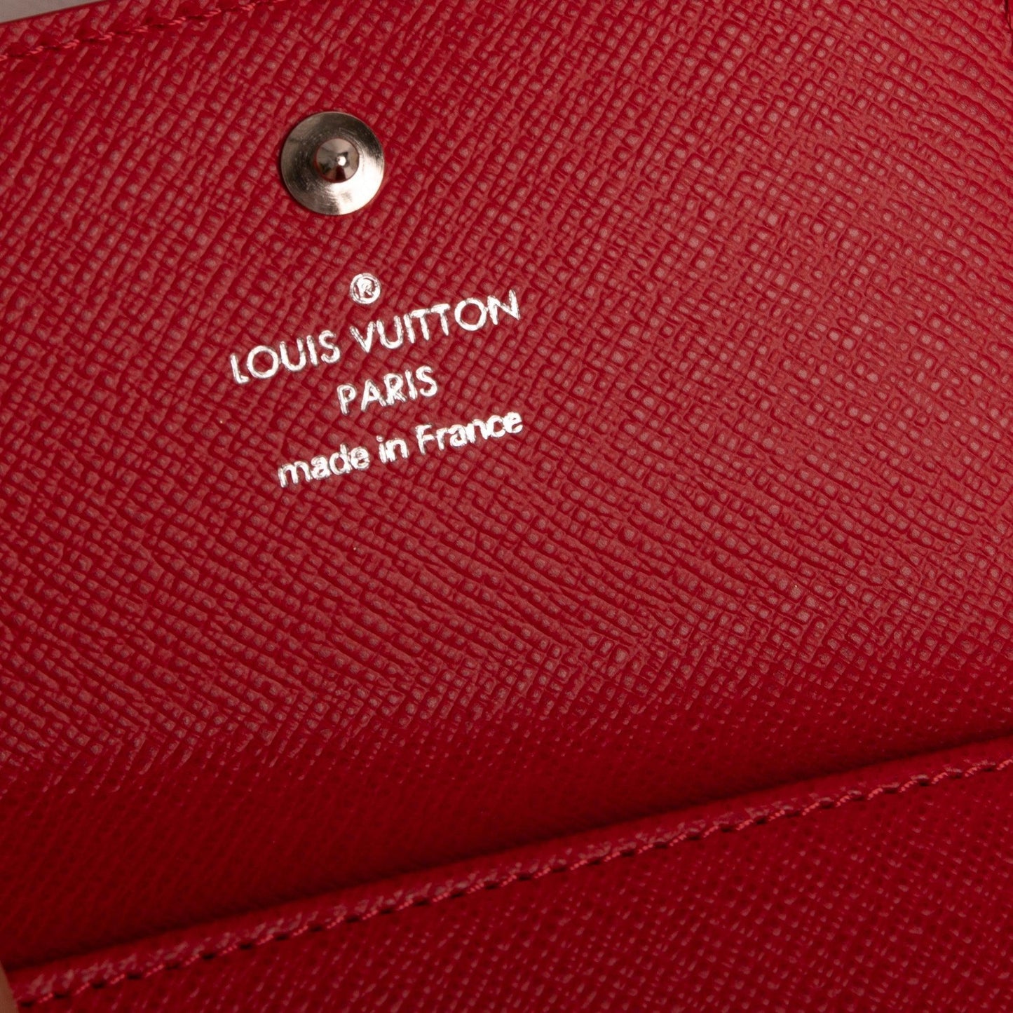 Louis Vuitton Red Epi Leather Elise Wallet