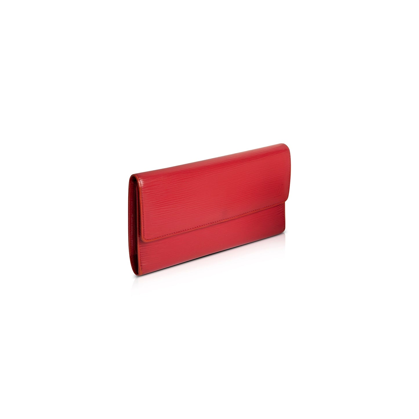 Louis Vuitton Red Epi Porte Tresor International Wallet