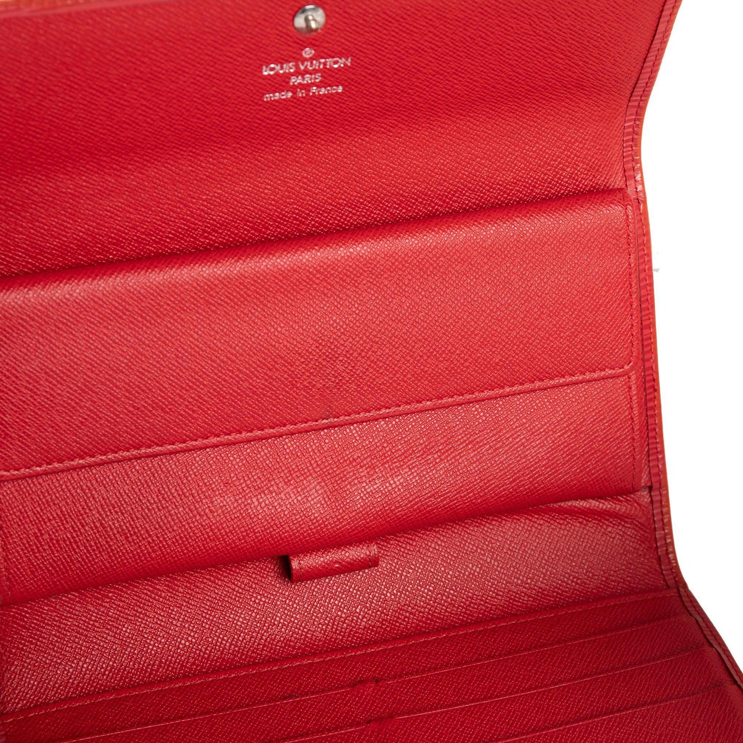 Louis Vuitton Red Epi Porte Tresor International Wallet