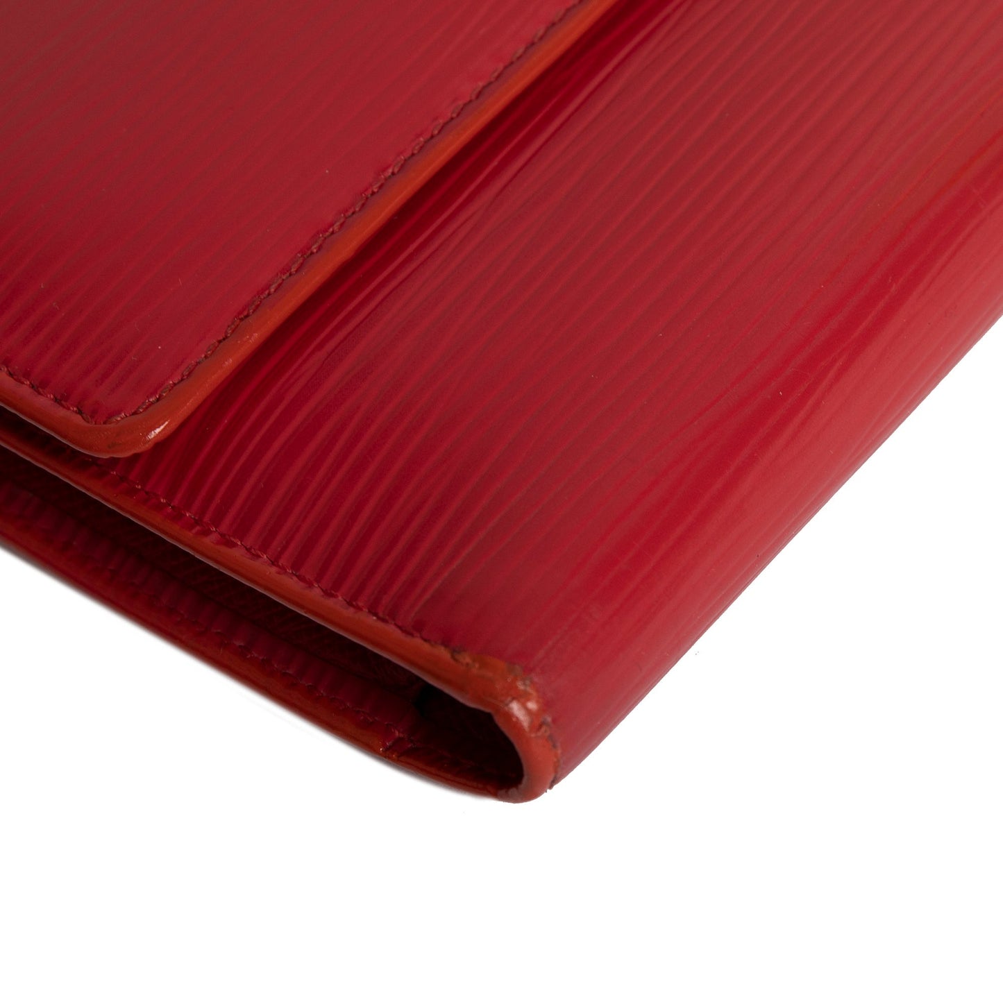 Louis Vuitton Red Epi Porte Tresor International Wallet