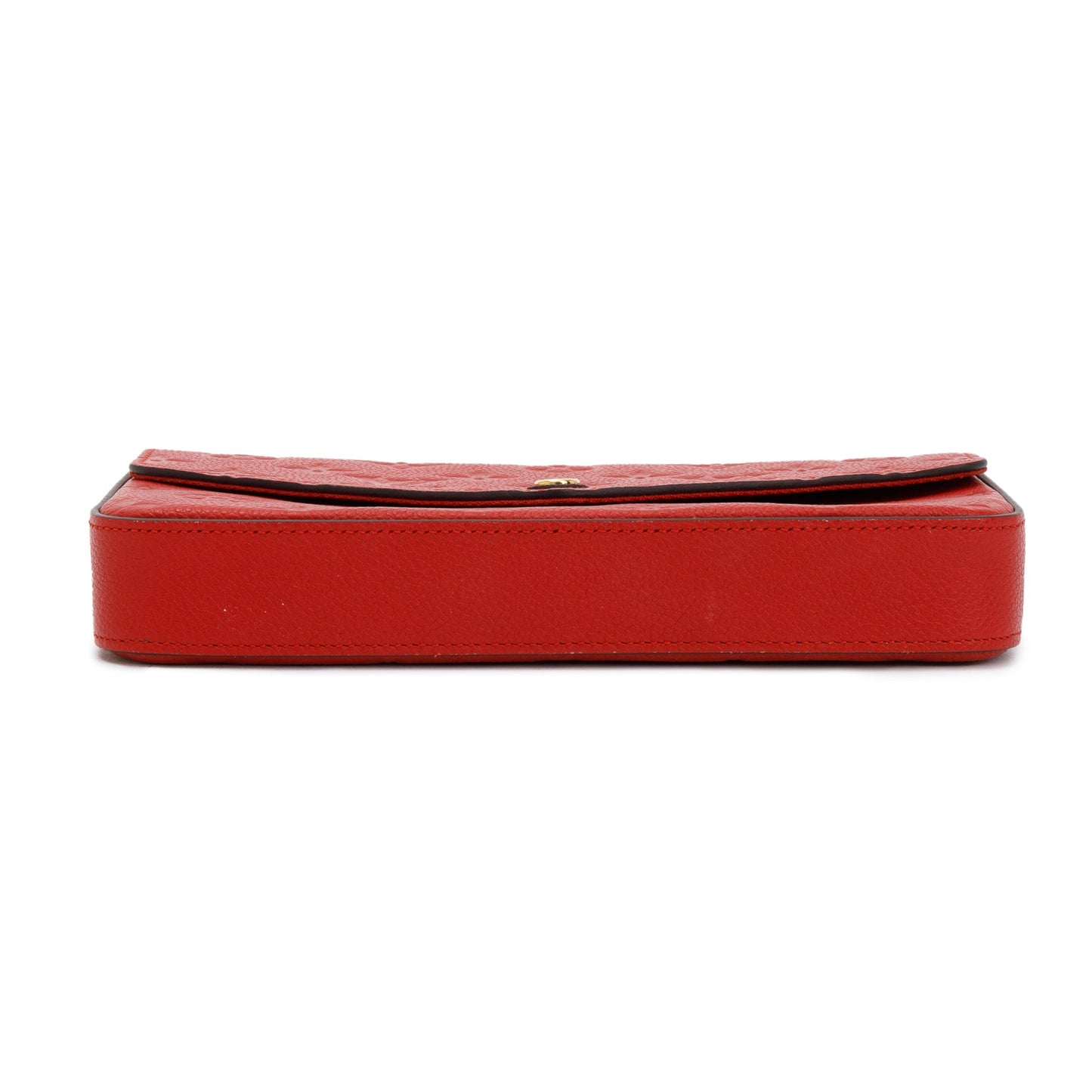 Louis Vuitton Red Monogram Empreinte Leather Felicie Pochette